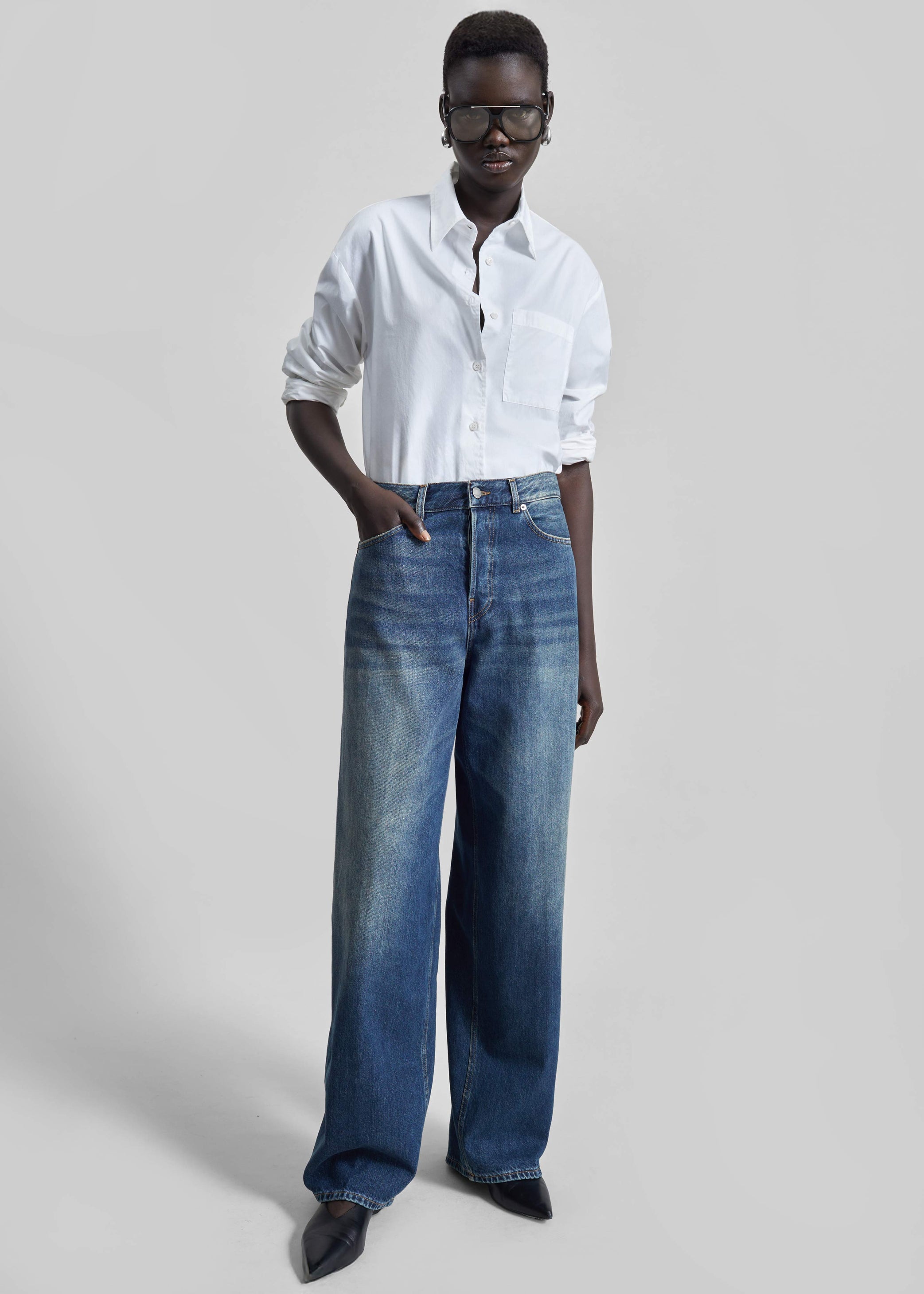 Shop the look image for Haikure Bethany Jeans - Intense Blue