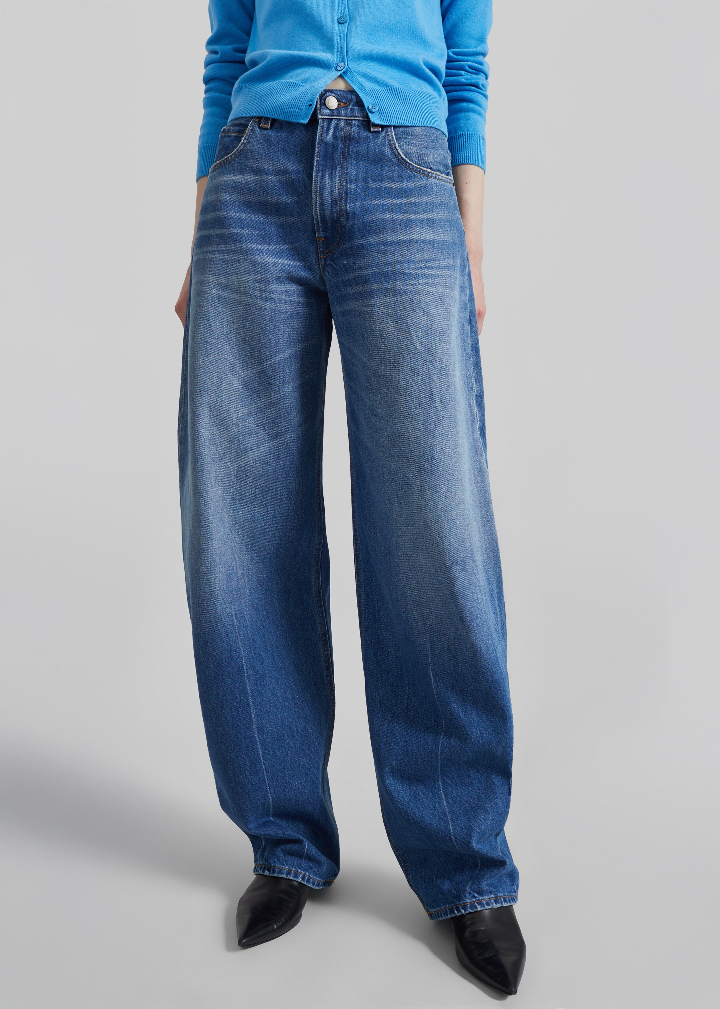 パンツ HAIKURE BETHANY Wide Leg Jeans Haikure Bethany Jeans - Intense Blue – The Frankie Shop
