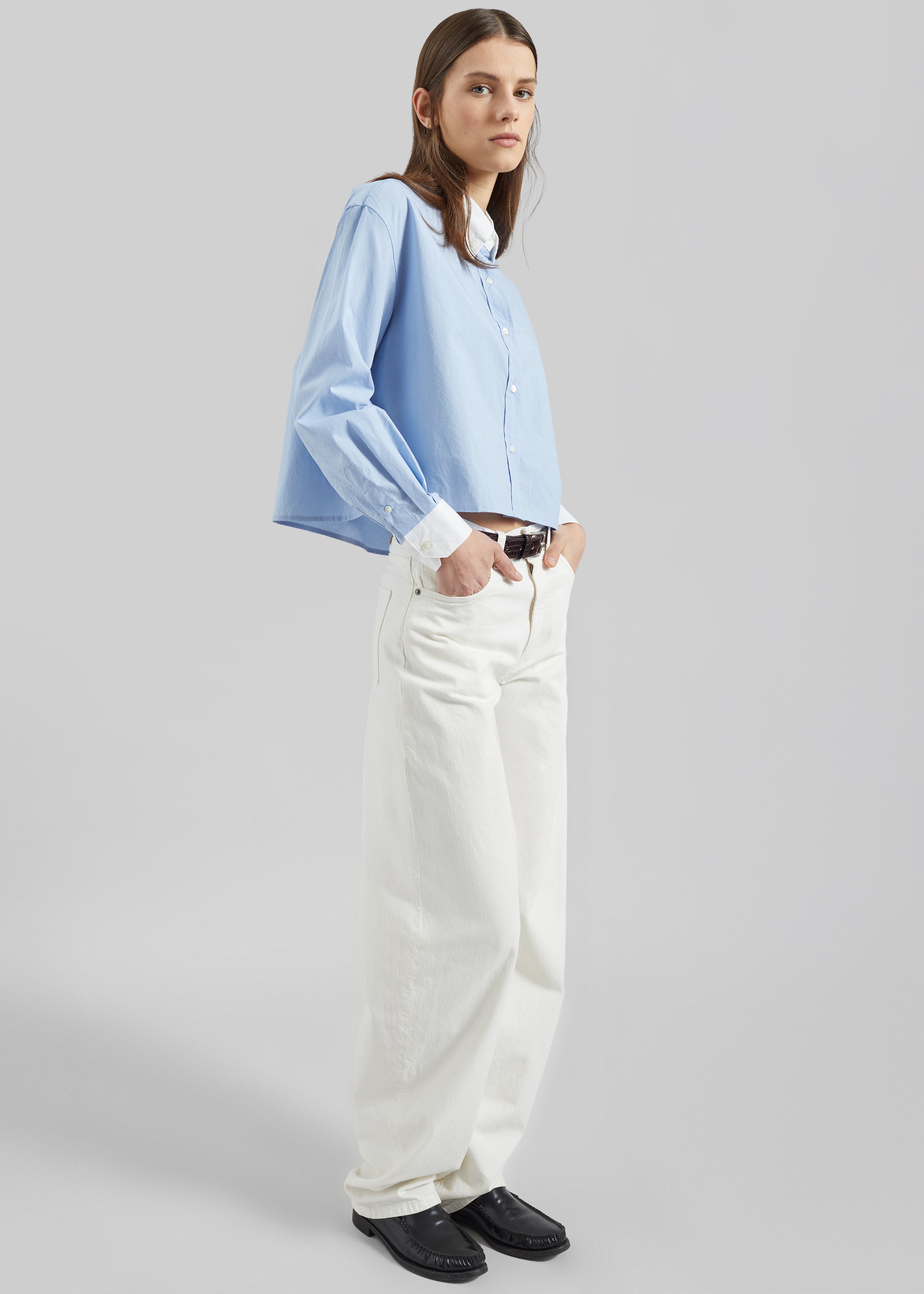 Haikure Bibi Twill Jeans - Off White - 5