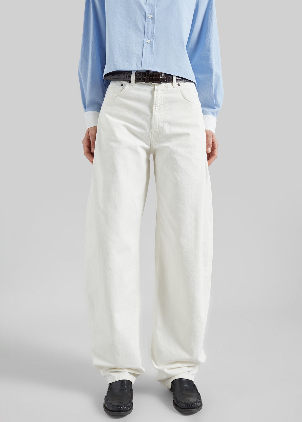 Haikure Bibi Twill Jeans - Off White - 4