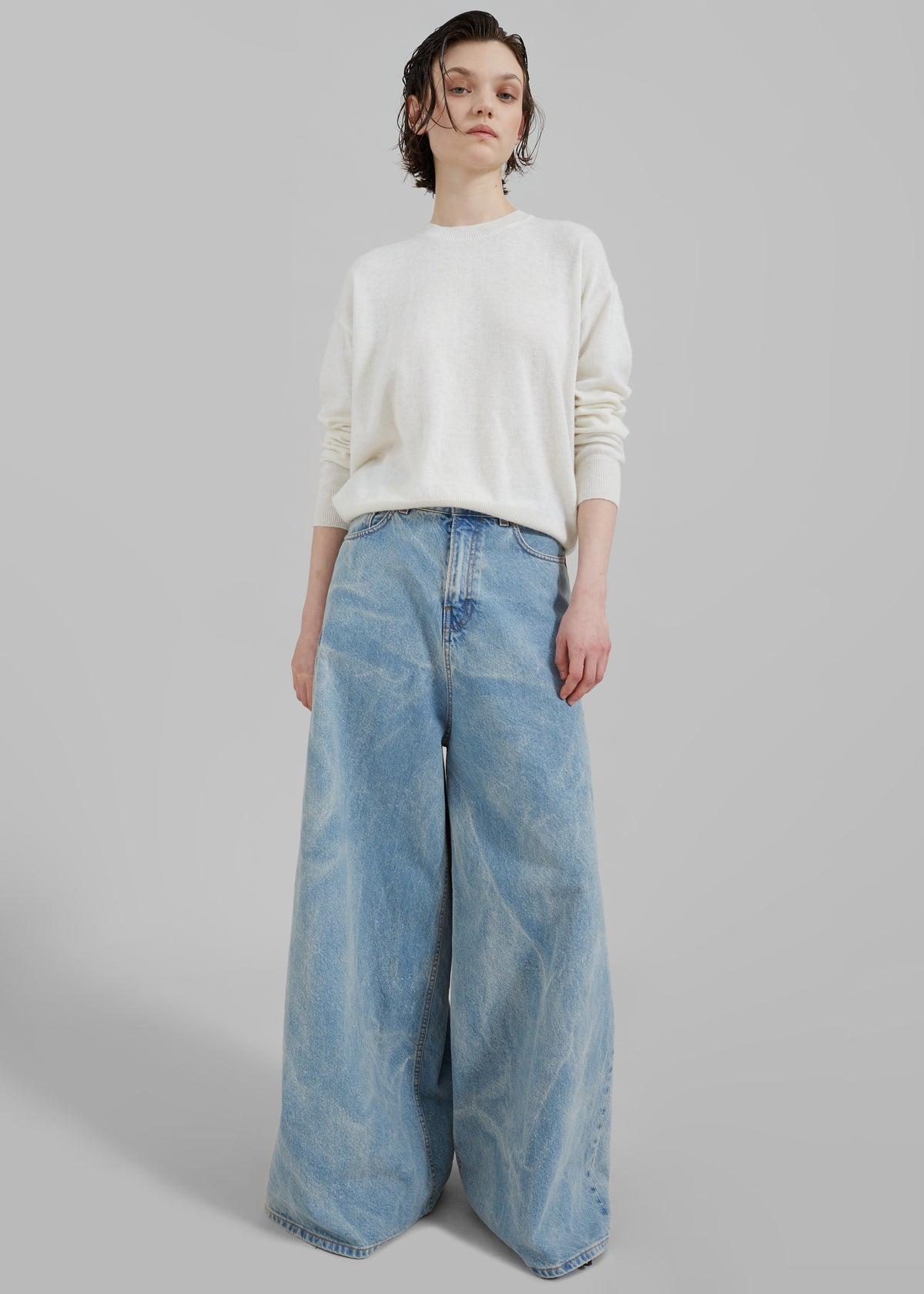 Haikure Big Bethany Jeans - Bleach Blue – The Frankie Shop