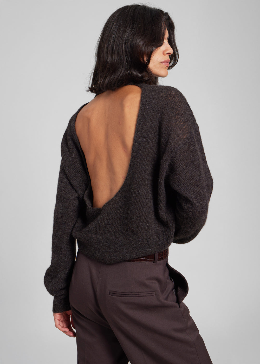 Haikure Blair Sweater - Brown