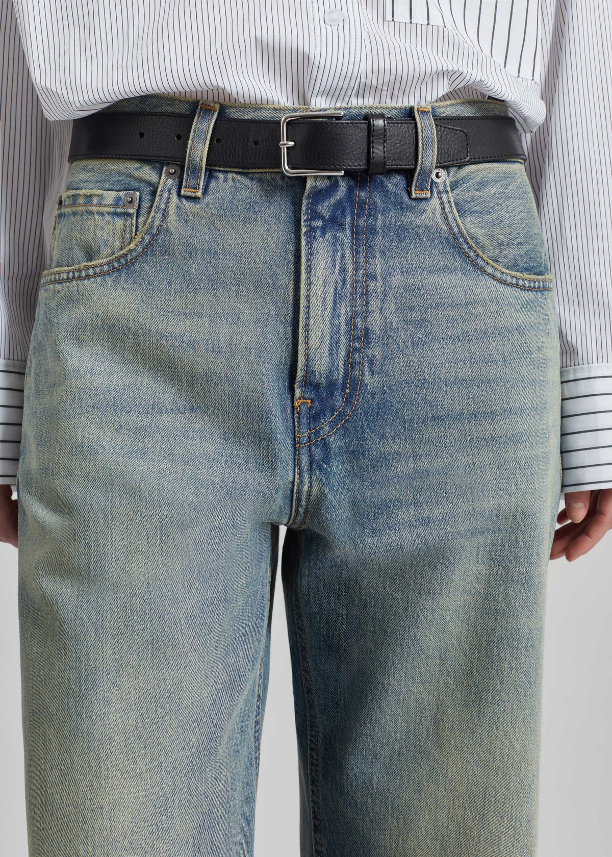Haikure Bonnie Jeans - Earth Blue - 3