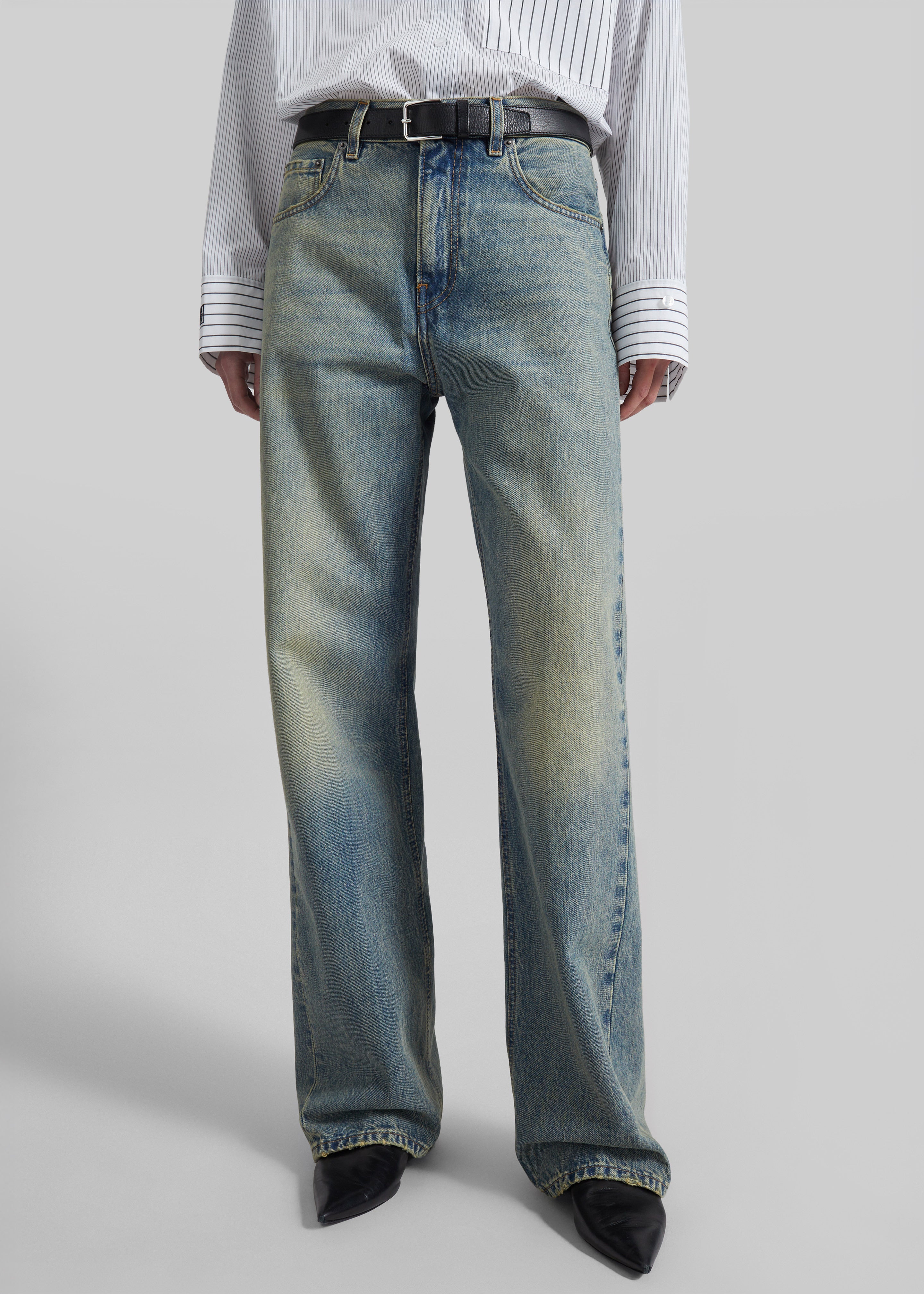 Haikure Bonnie Jeans - Earth Blue - 1