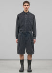 Haikure Bruce Velvet Shorts - Gray