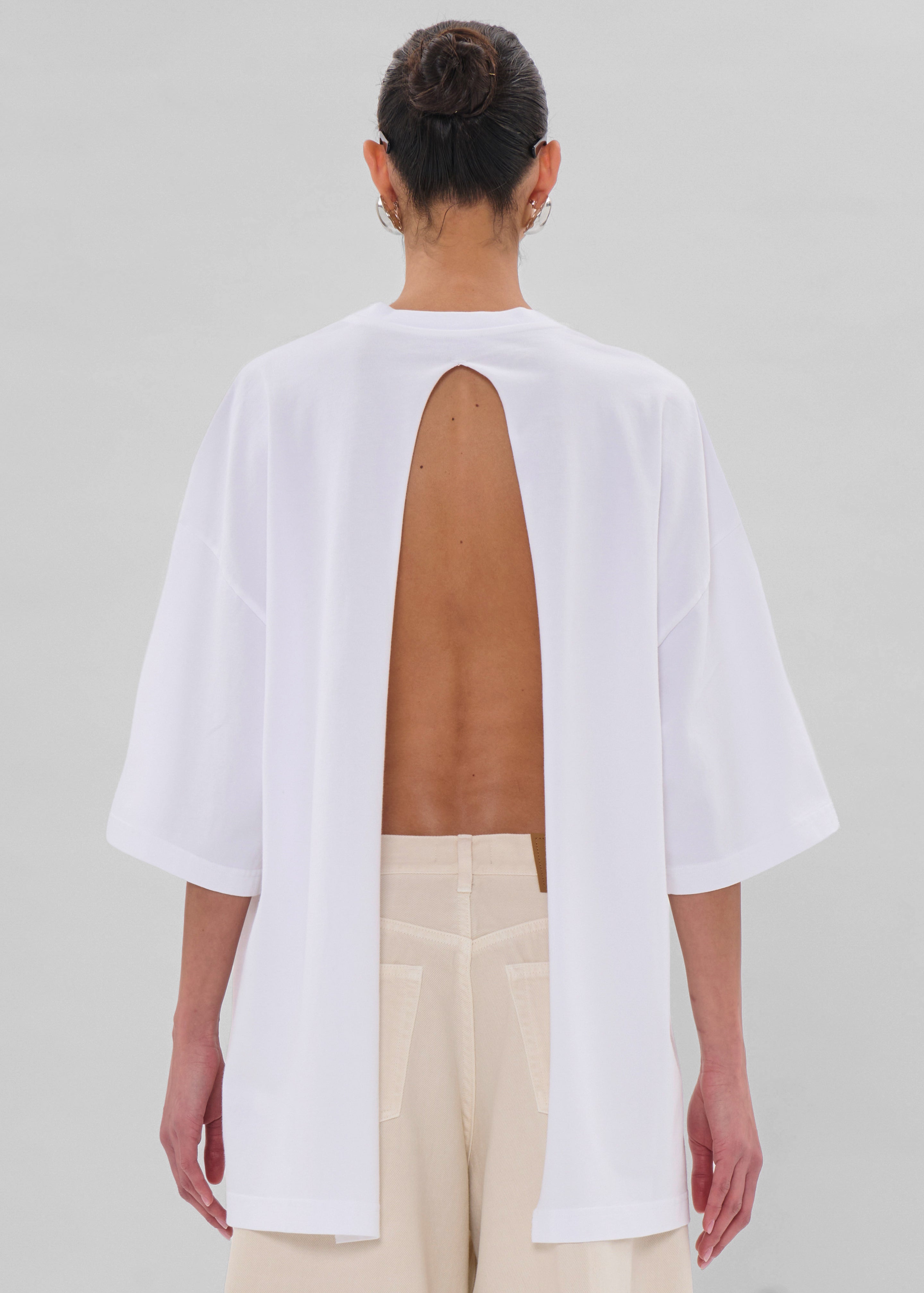 Haikure Gabrielle Top - Optical White - 2