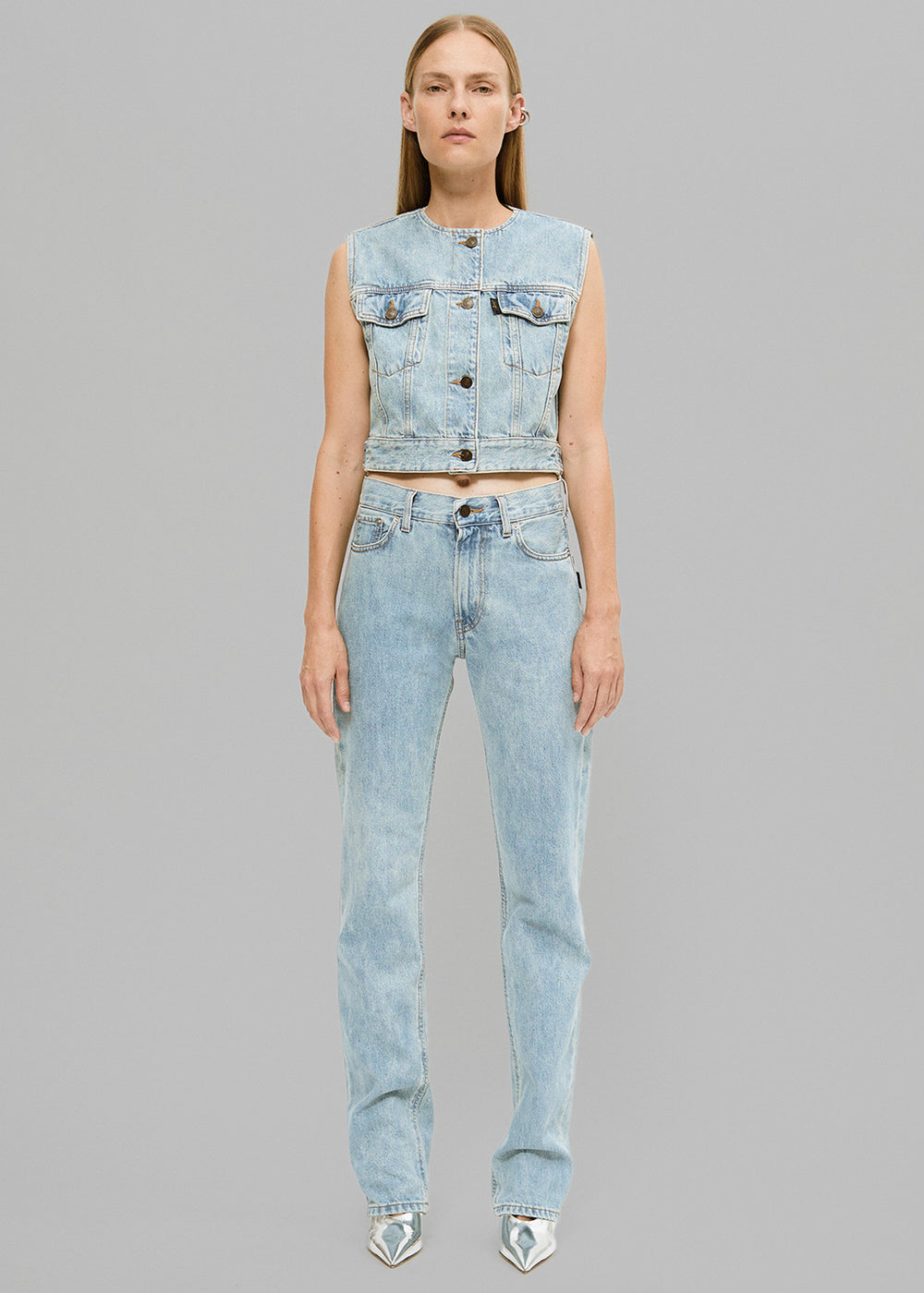 Haikure Judy Vest - Bleach Blue - 1