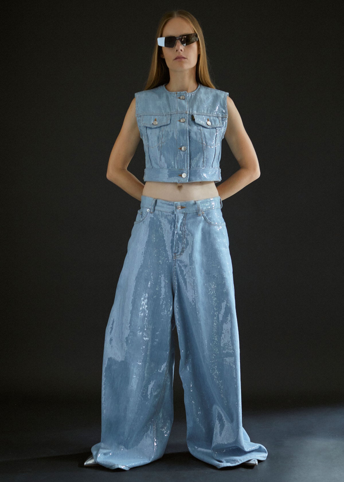 Haikure Judy Vest - Shiny Sky - 1