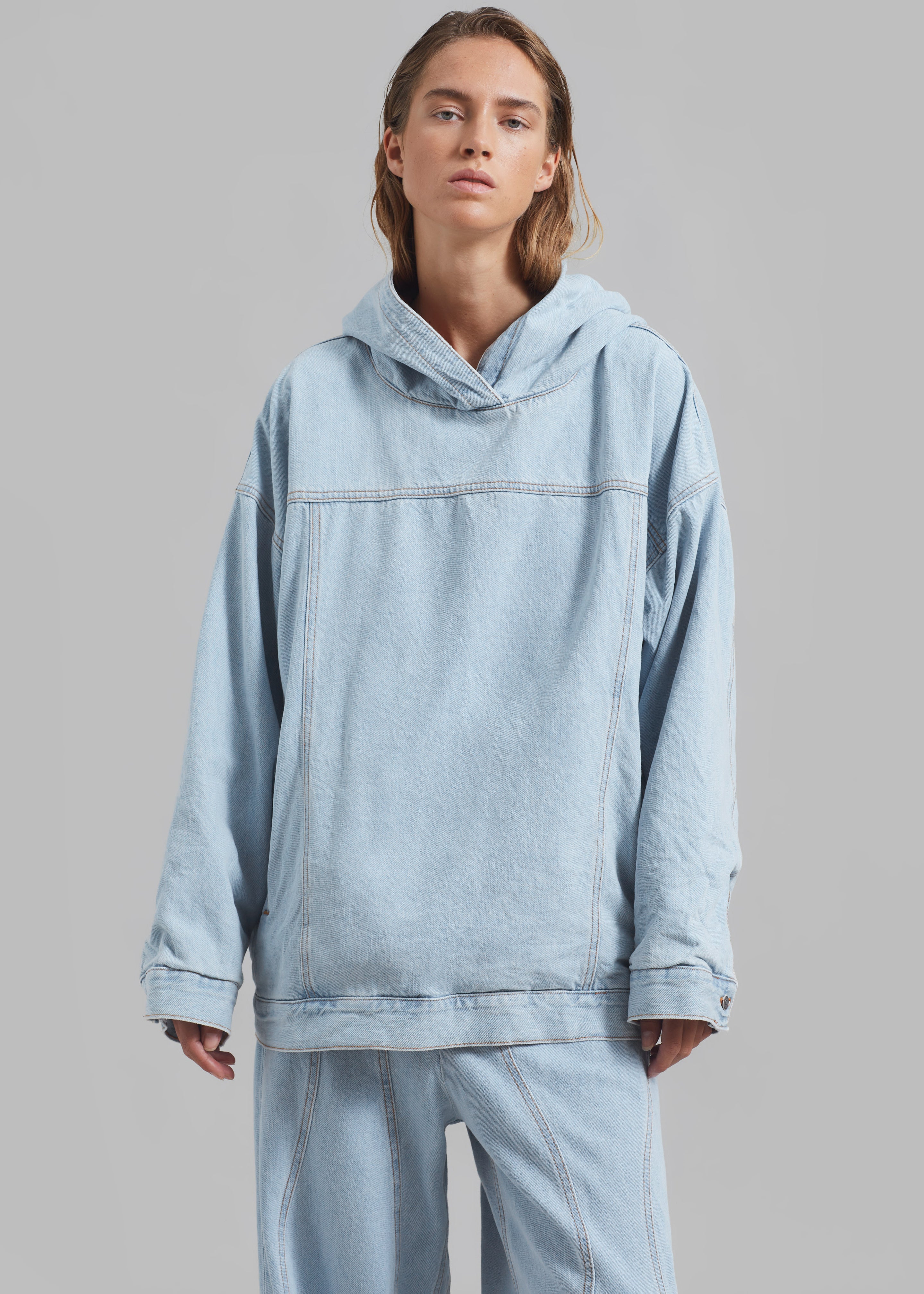 Haikure Olenir Hoodie - Wave Blue Sea - 2