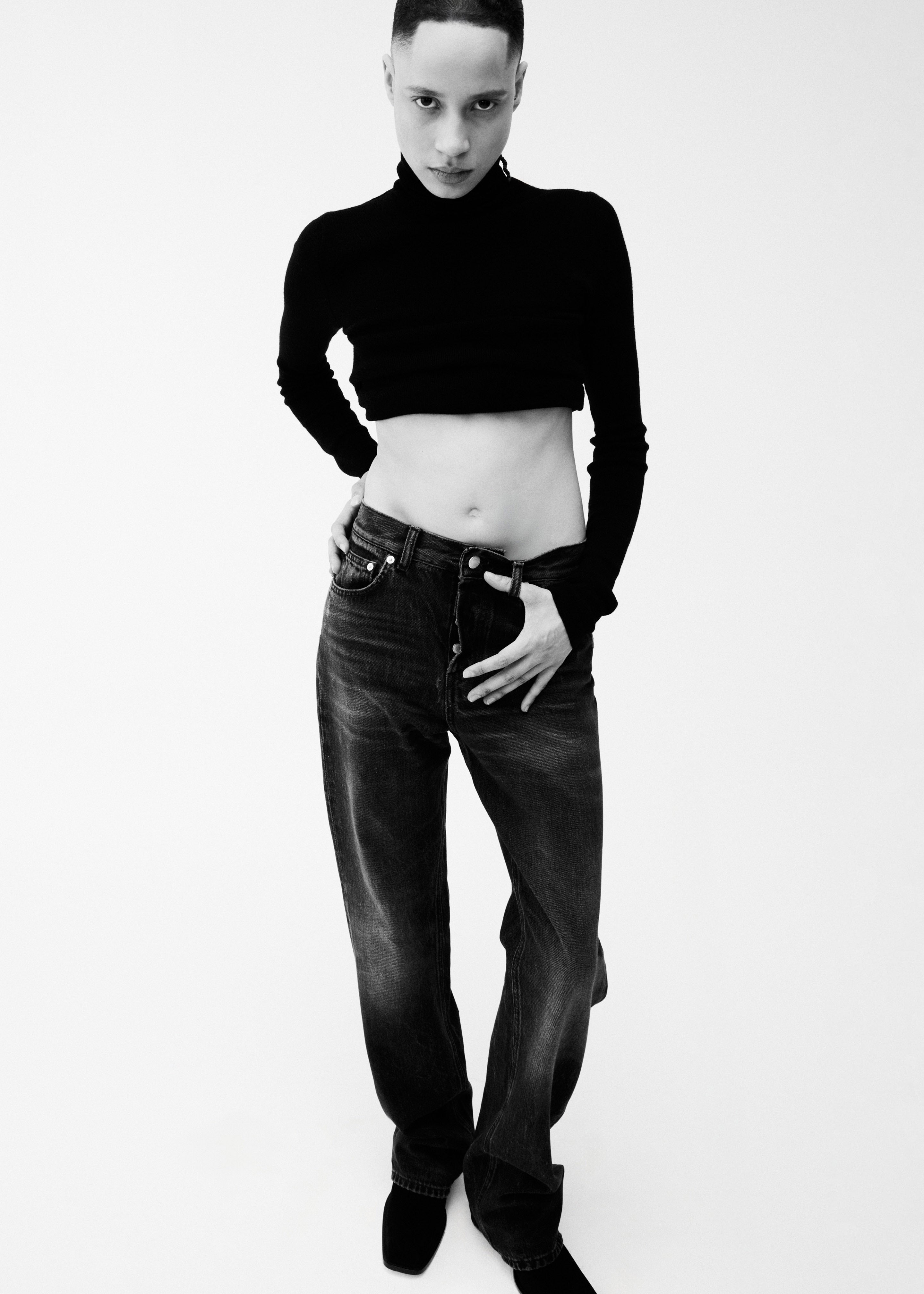 Haikure Star Jeans - Authentic Black Wash - 3