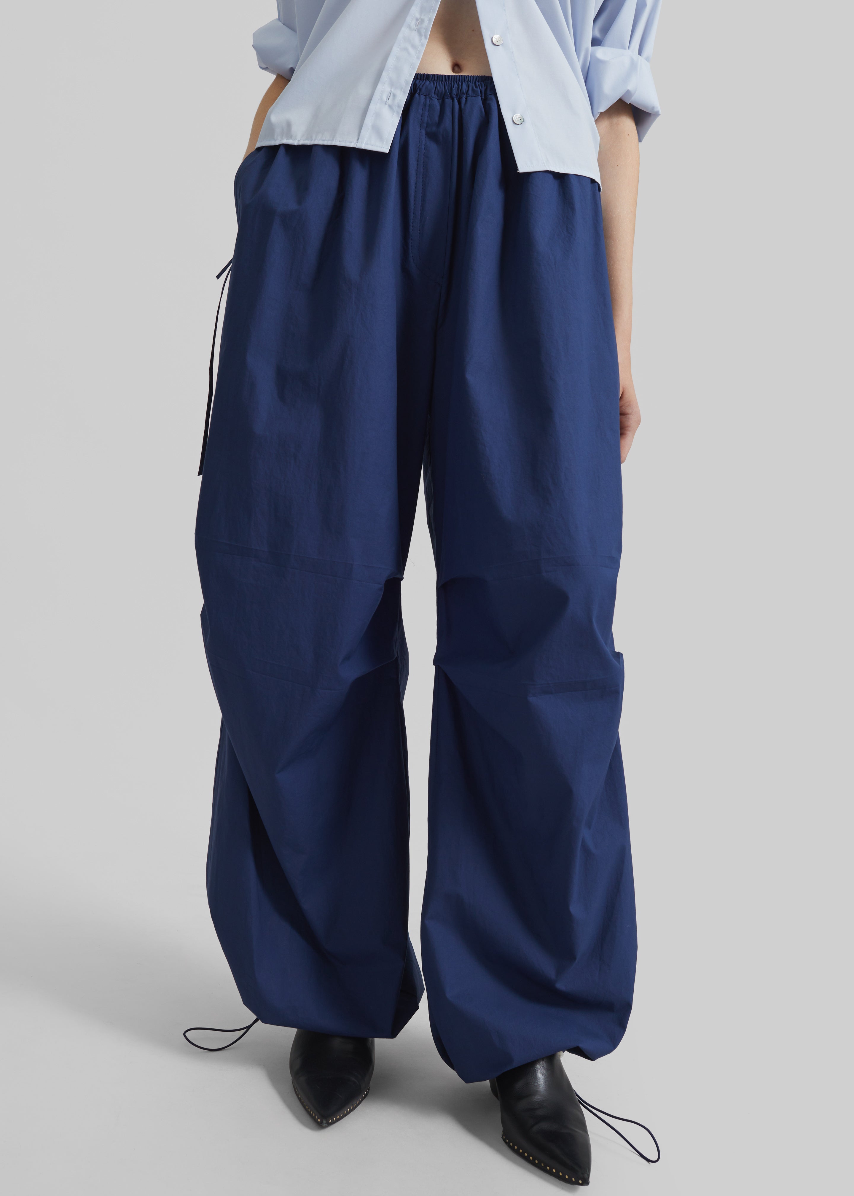 Halnaker Balloon Parachute Pants - Blue – The Frankie Shop