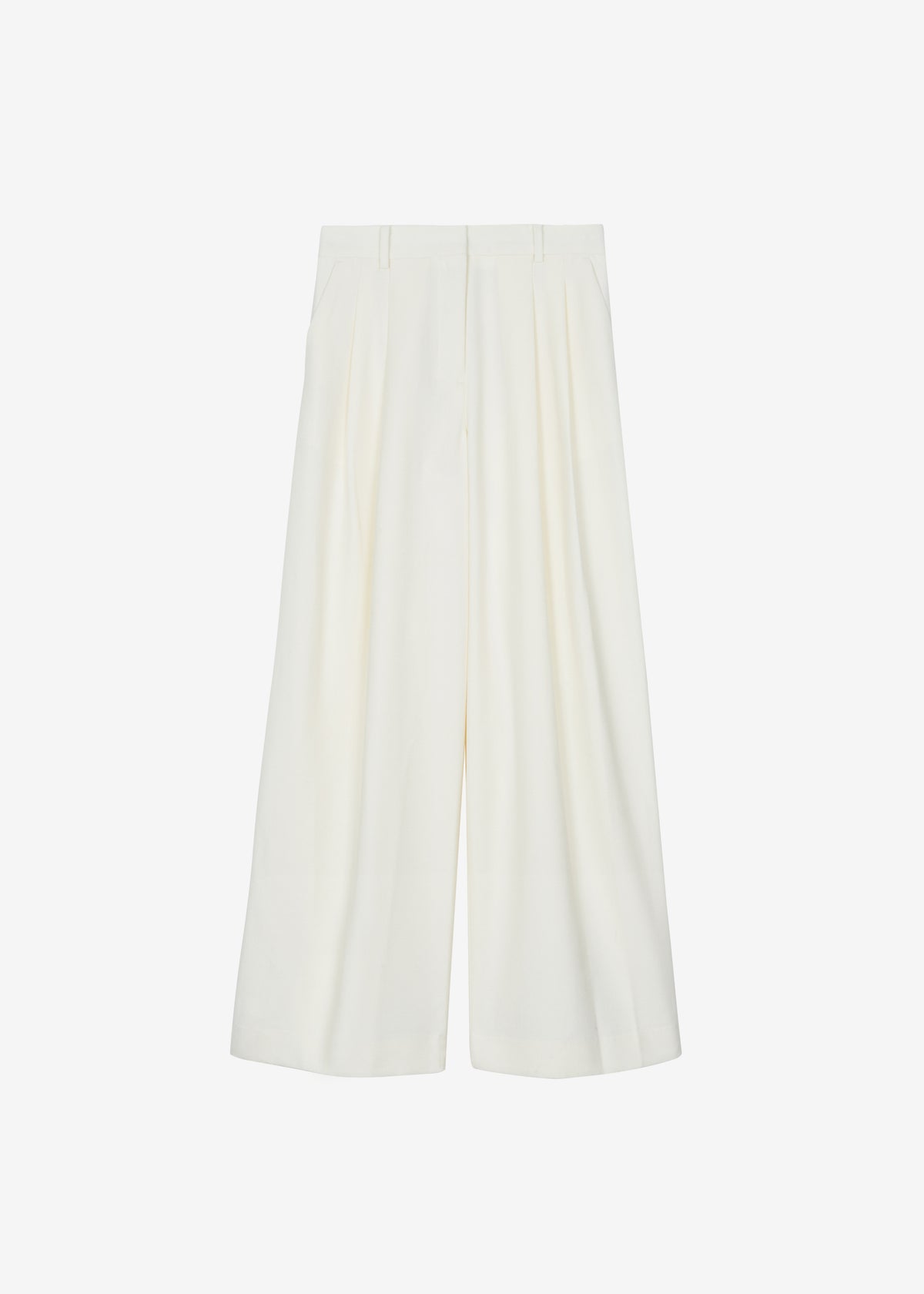 Halser Pintuck Trousers - Ivory - 7