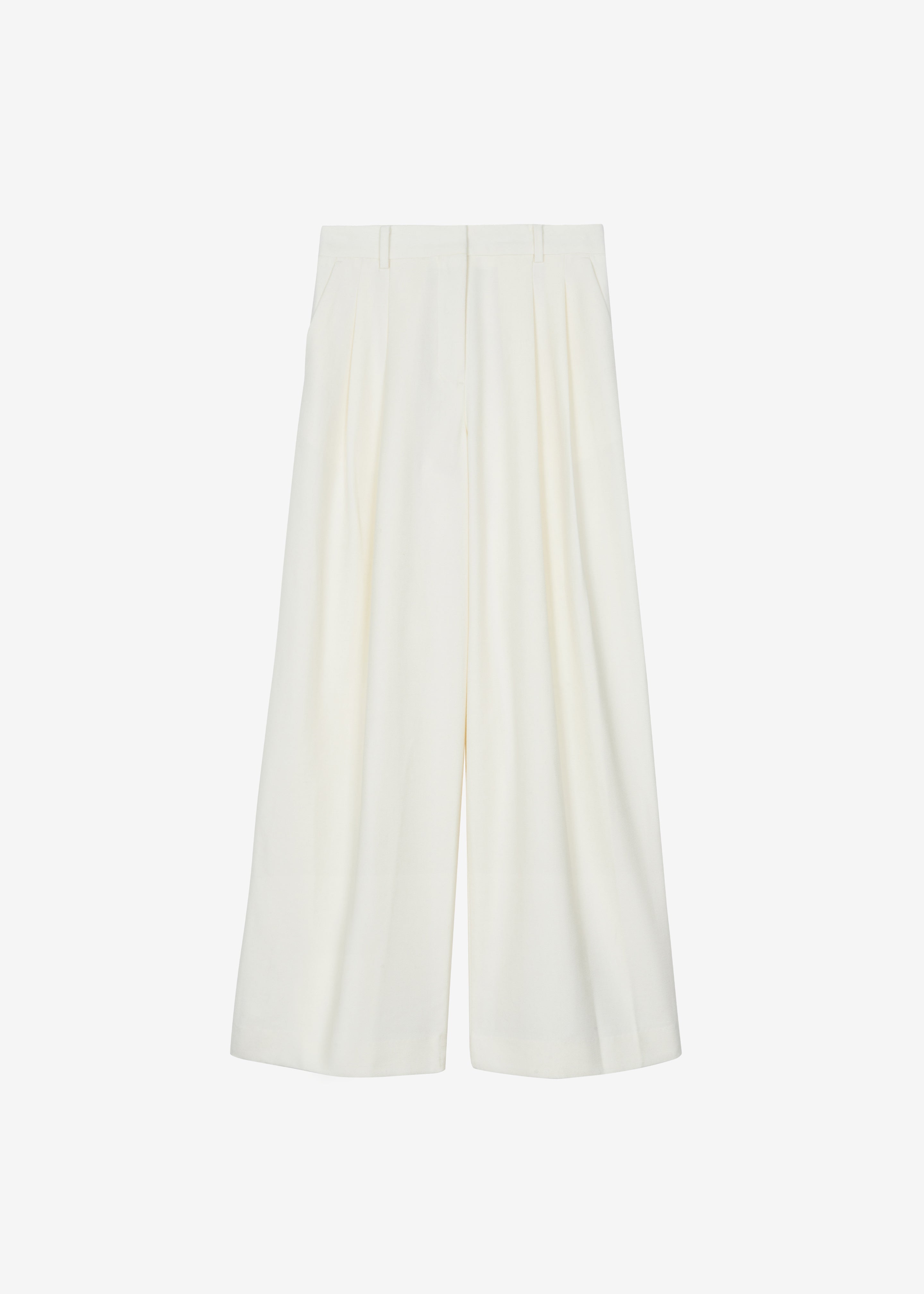 Halser Pintuck Trousers - Ivory - 7