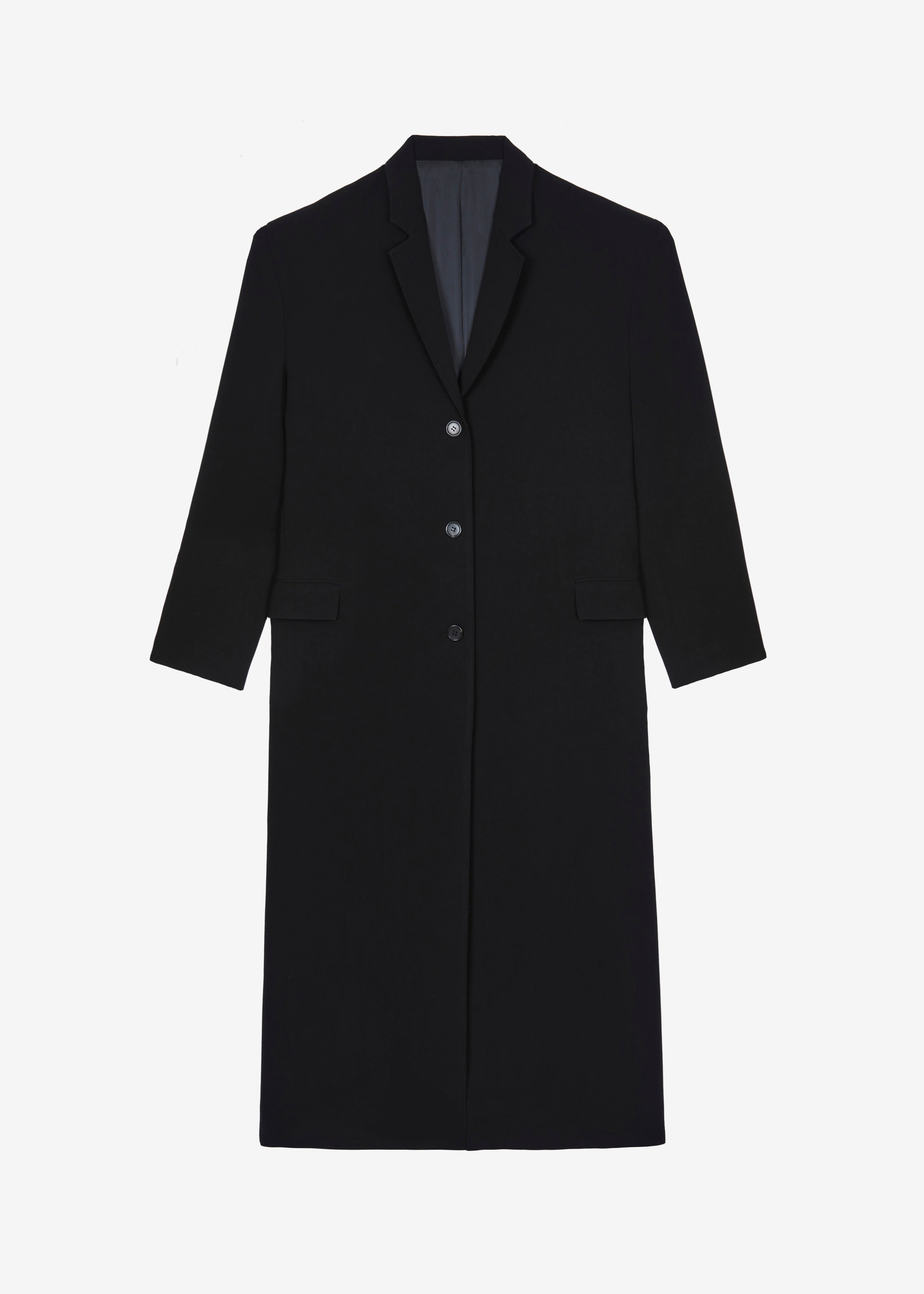 Hampton Long Coat - Black - 12