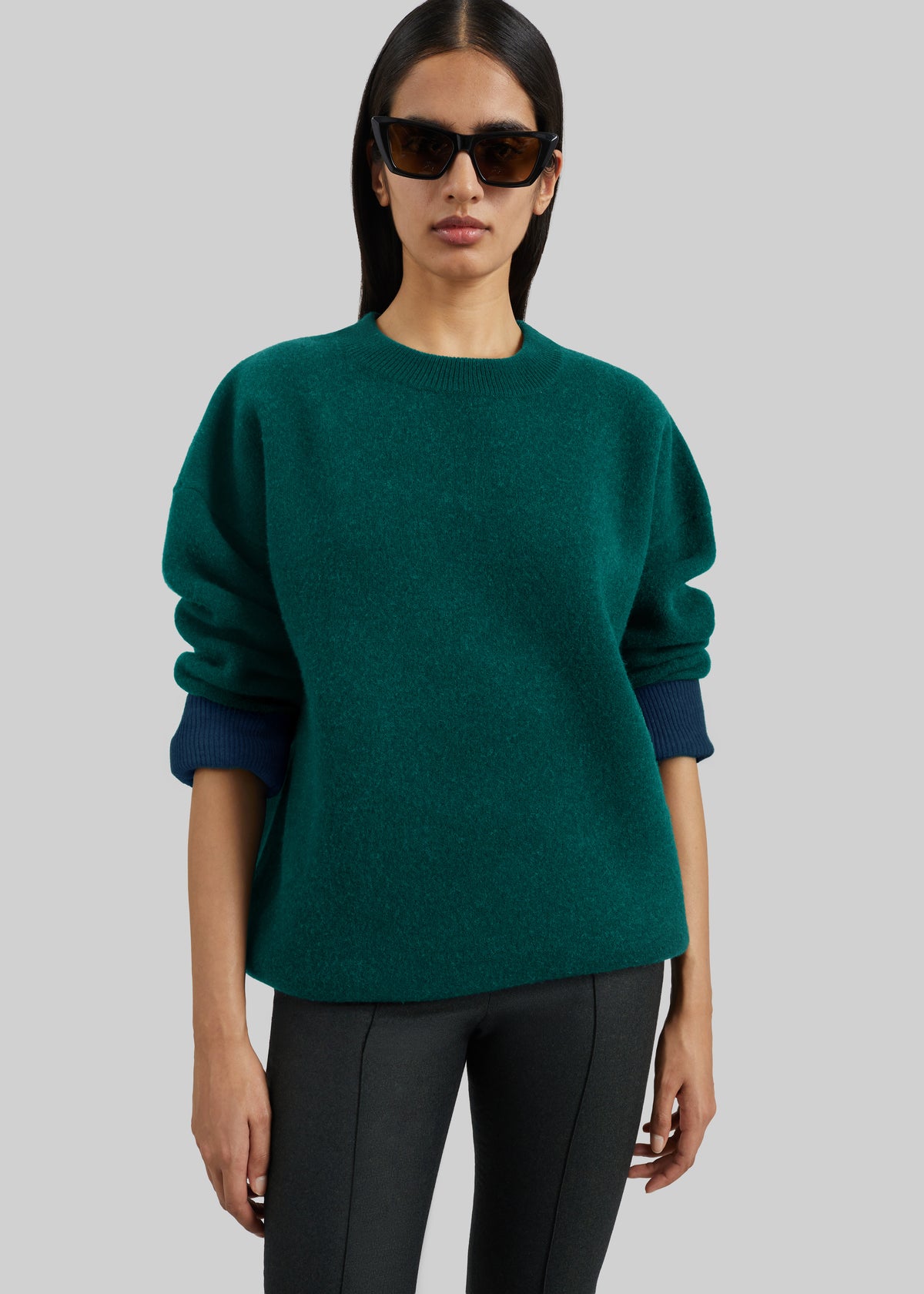 Hana Wool Sweater - Forest Green