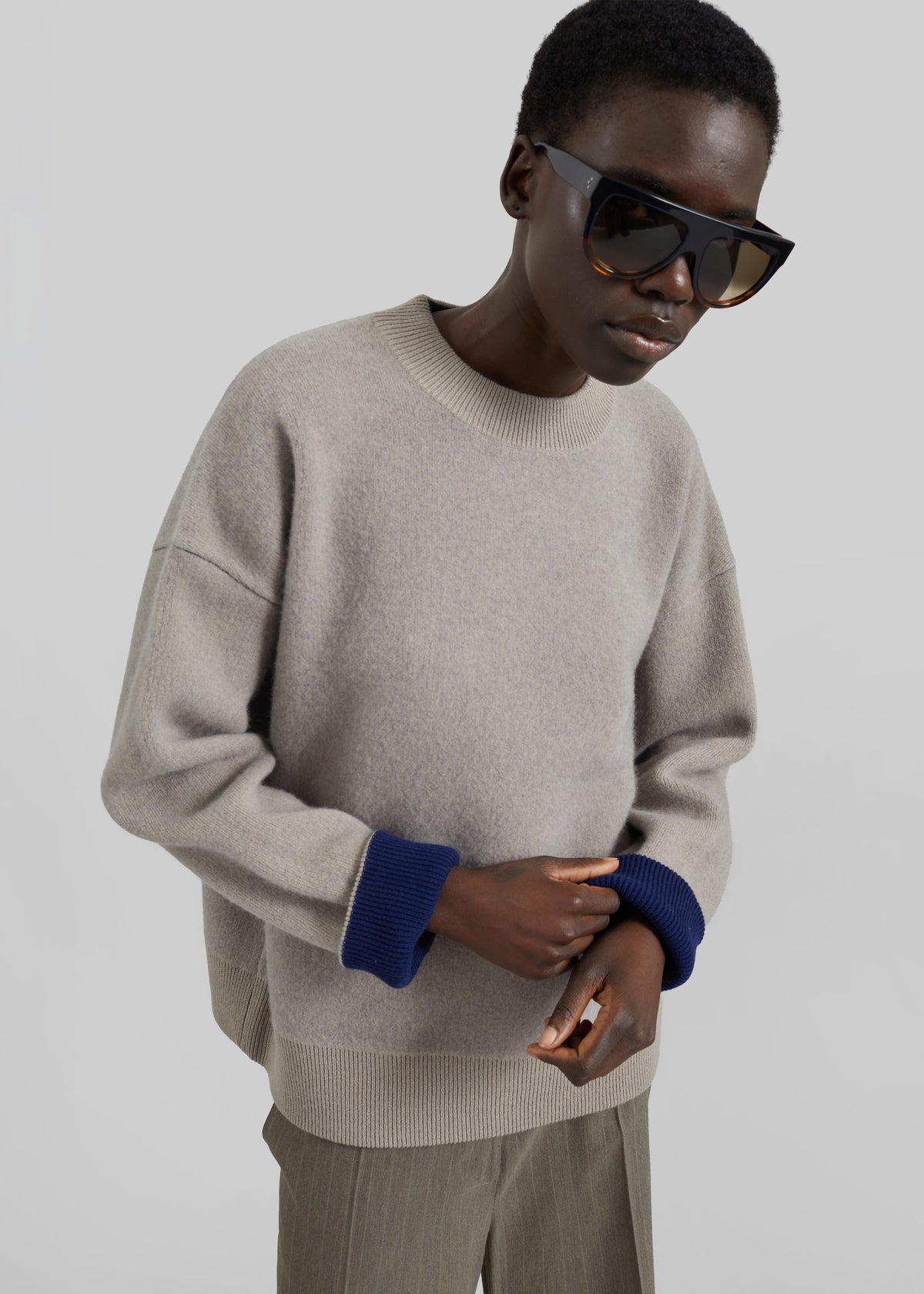 Hana Wool Sweater - Taupe
