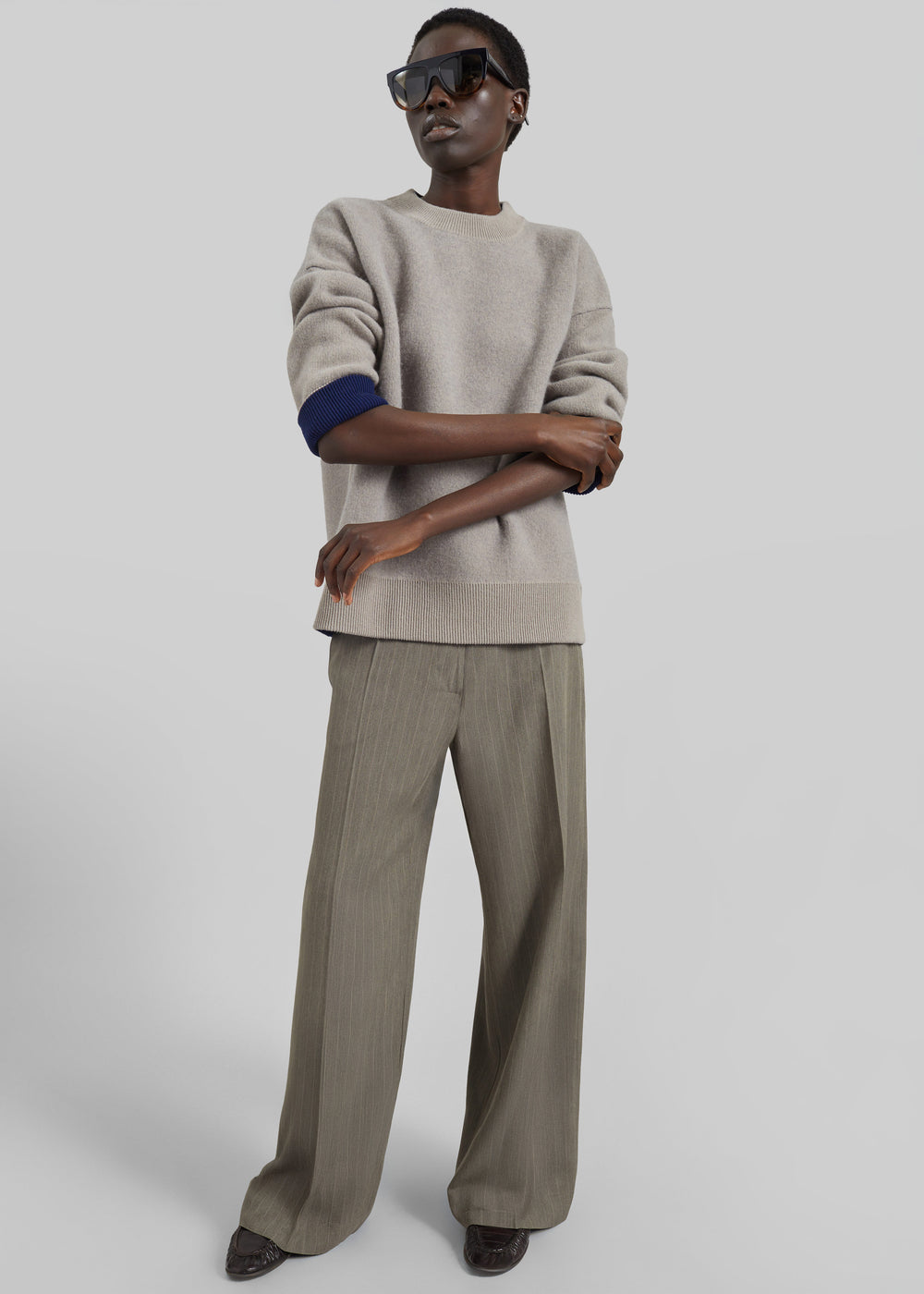 Hana Wool Sweater - Taupe - 1