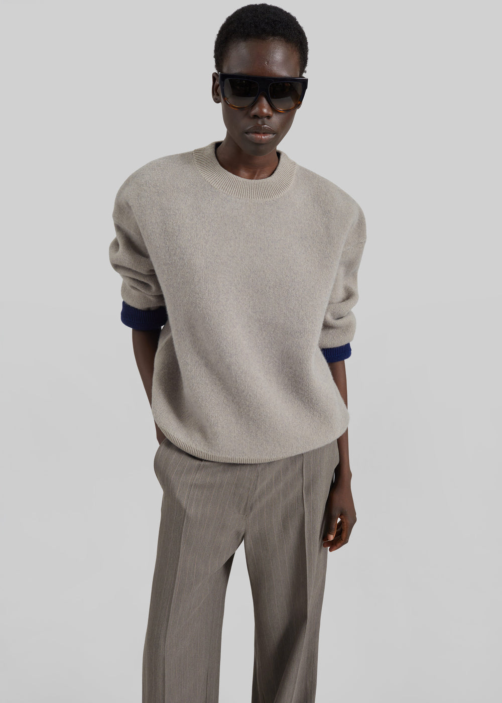 Hana Wool Sweater - Taupe