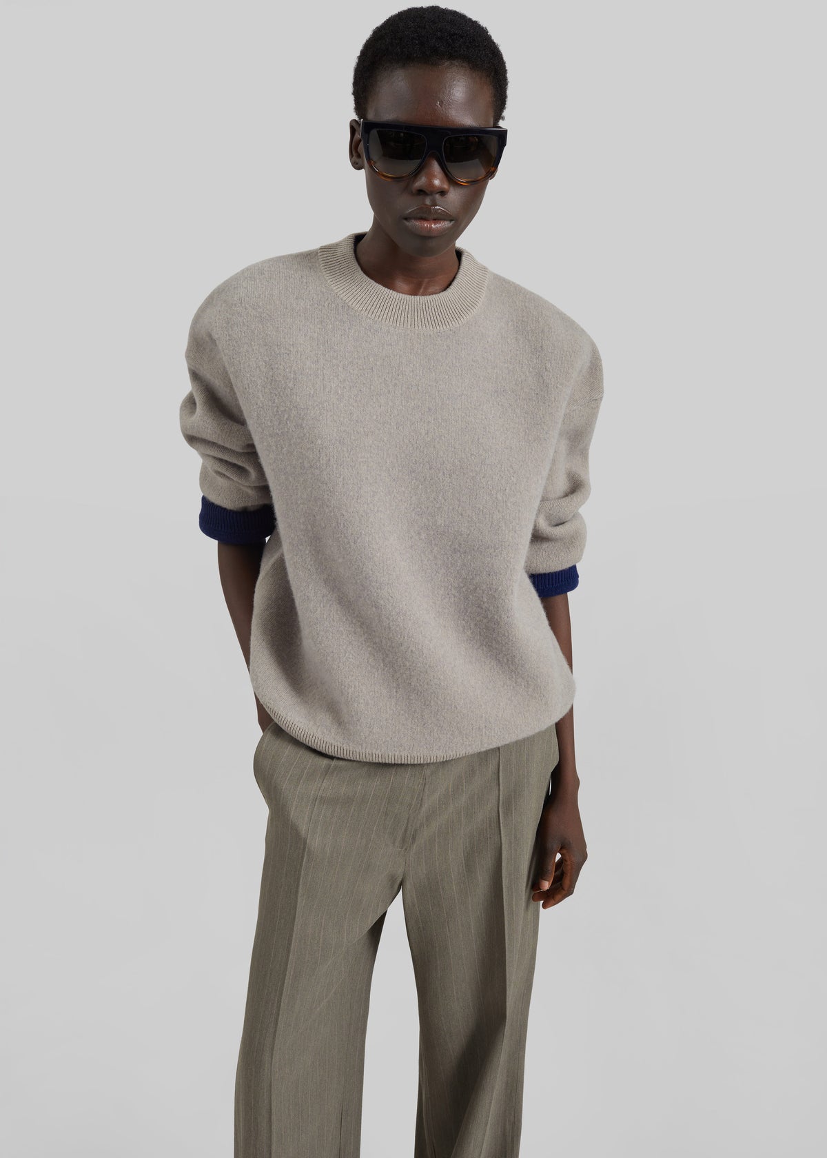 Hana Wool Sweater - Taupe