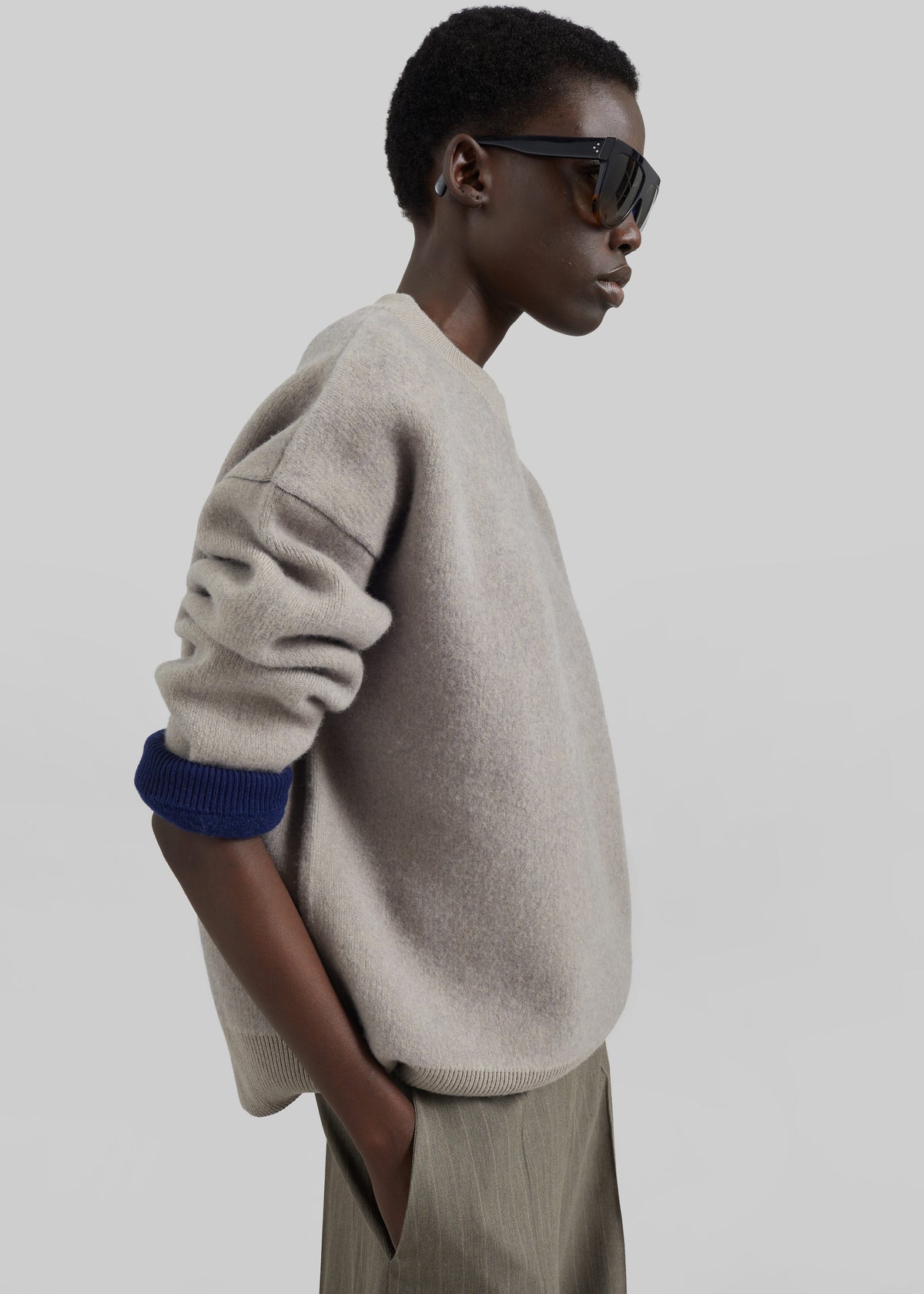 Hana Wool Sweater - Taupe