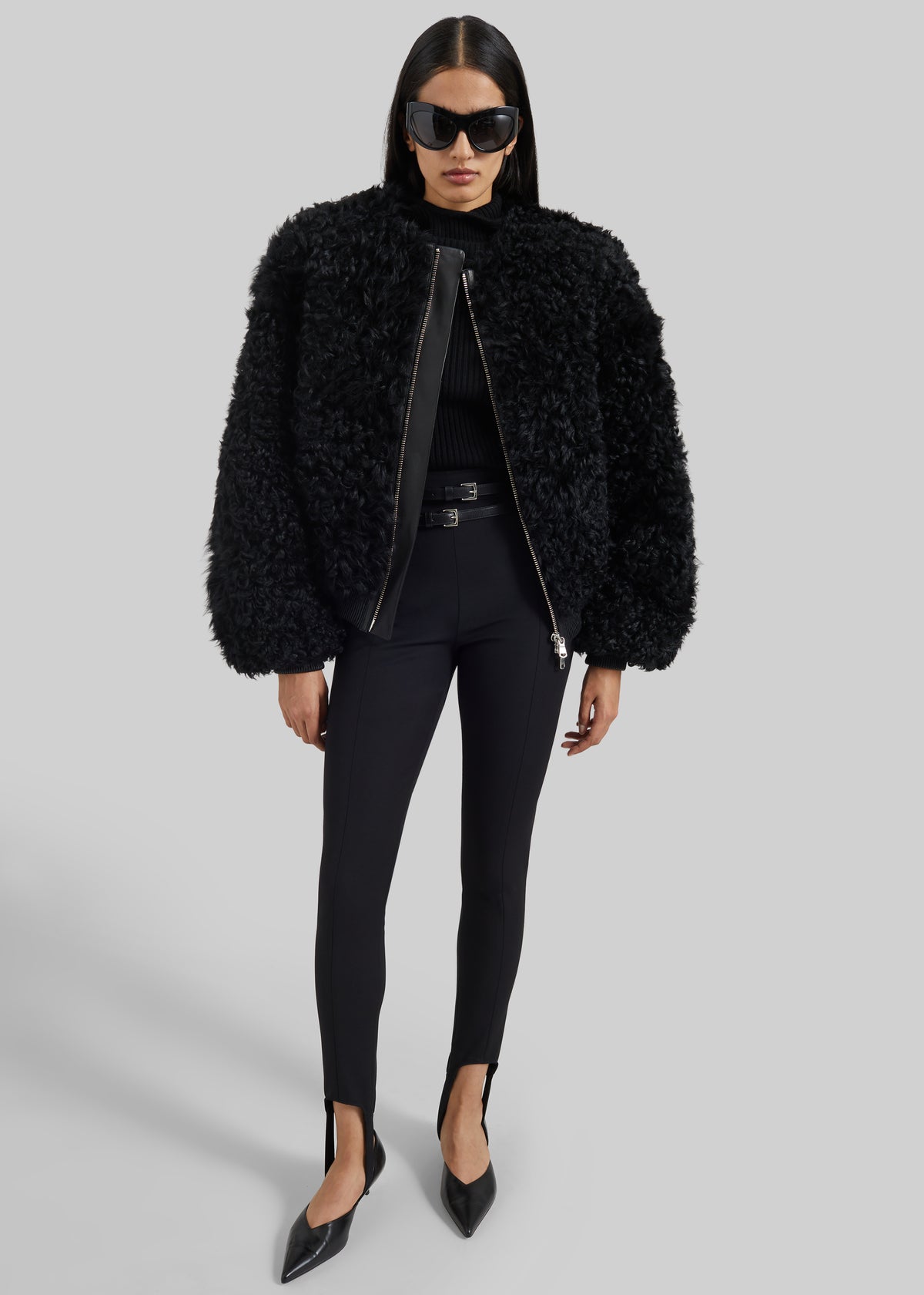 Shop the look image for Hanne Stirrup Pants - Black