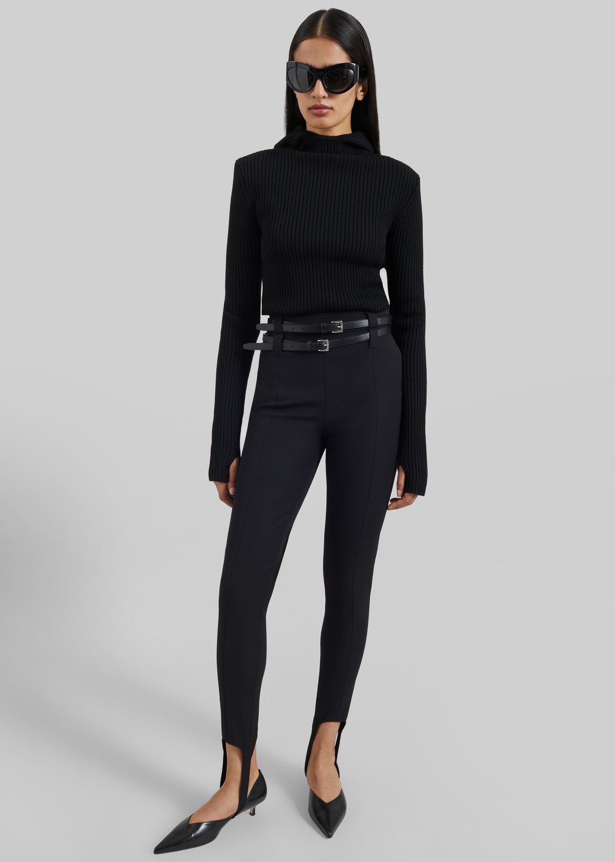 Hanne Stirrup Pants - Black
