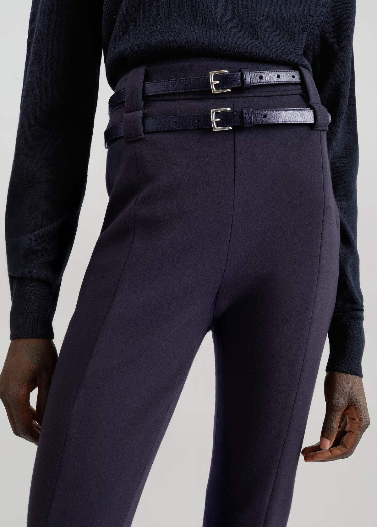 Hanne Stirrup Pants - Navy