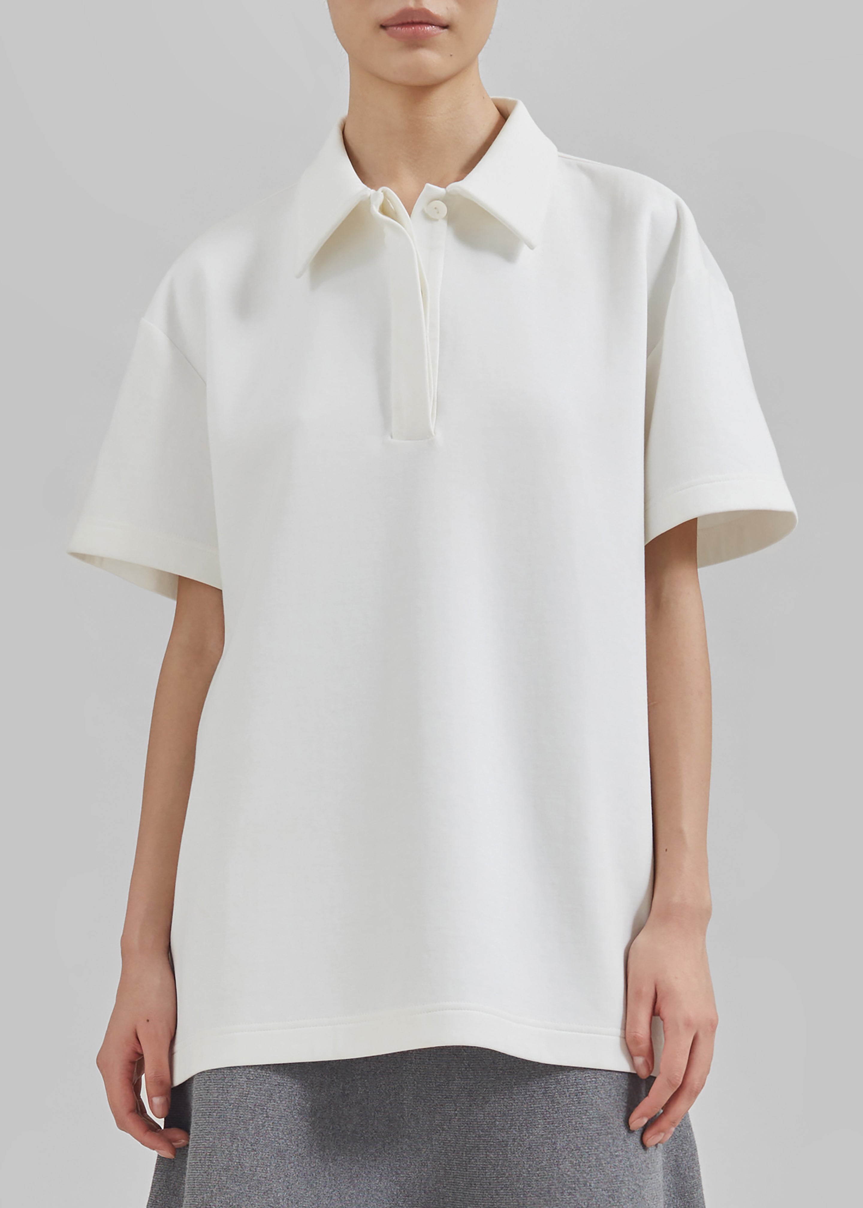 Harper Polo Shirt - White - 4