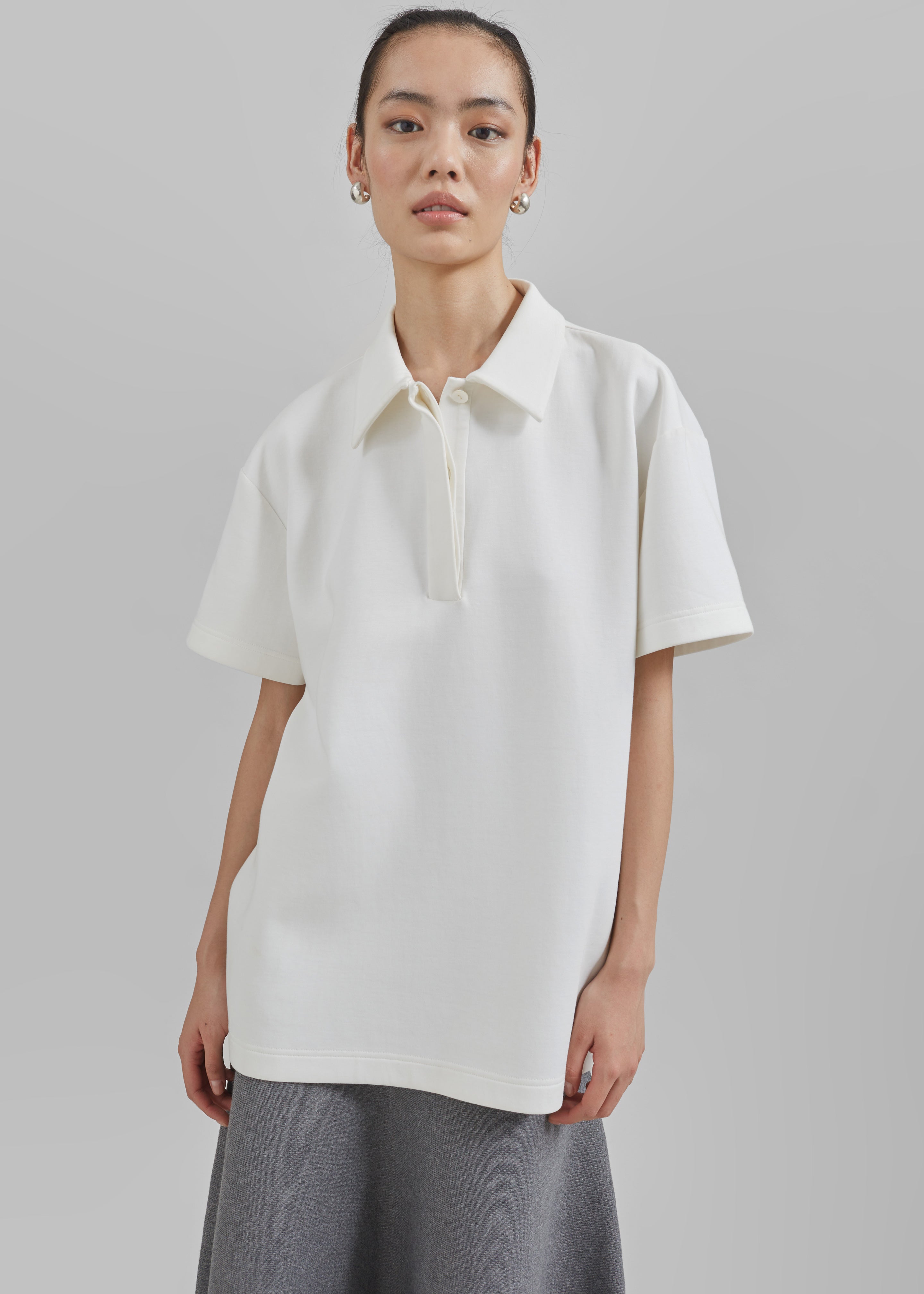 Harper Polo Shirt - White - 2