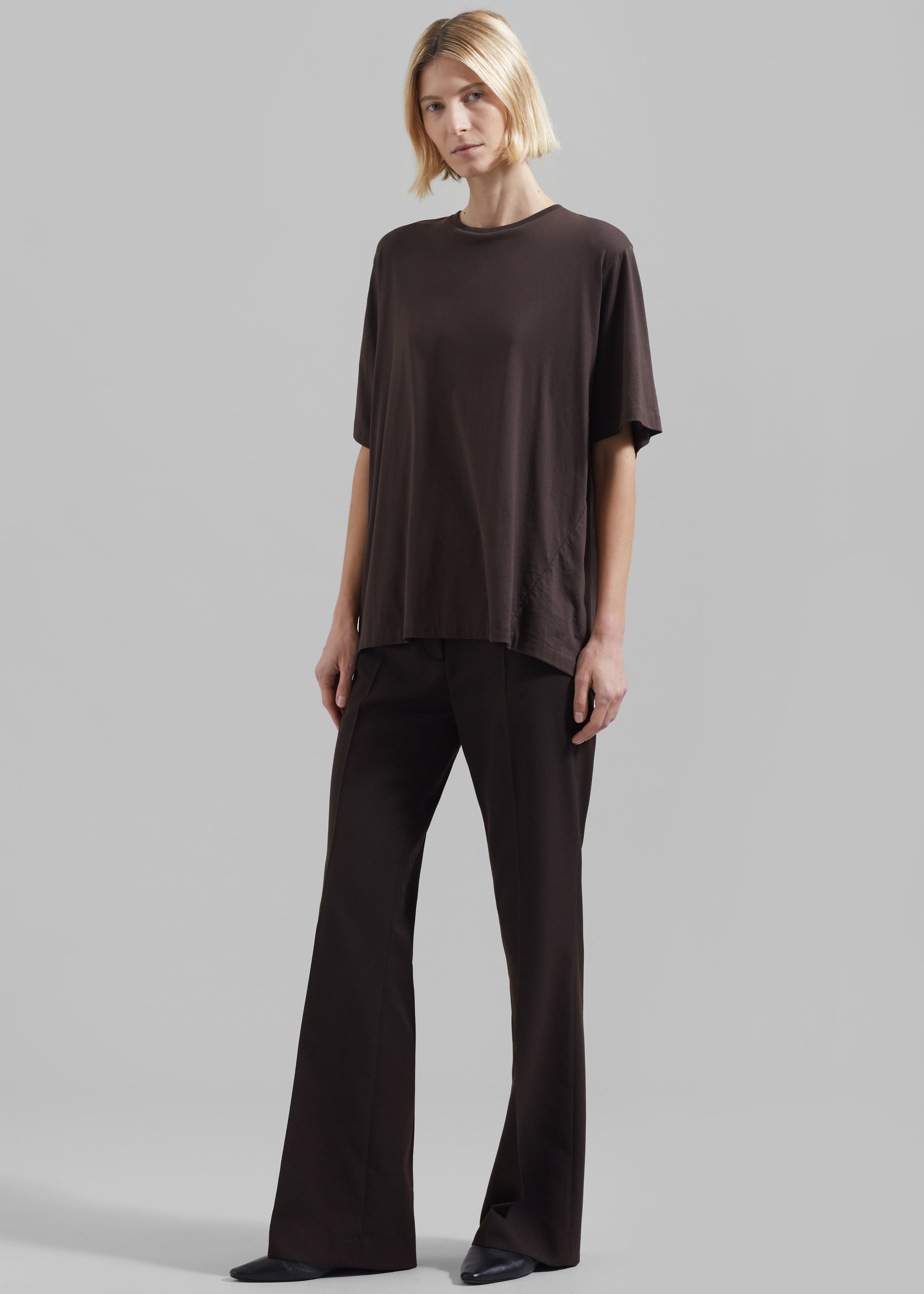 Shop the look image for Harper Soft Organic T-Shirt - Brown