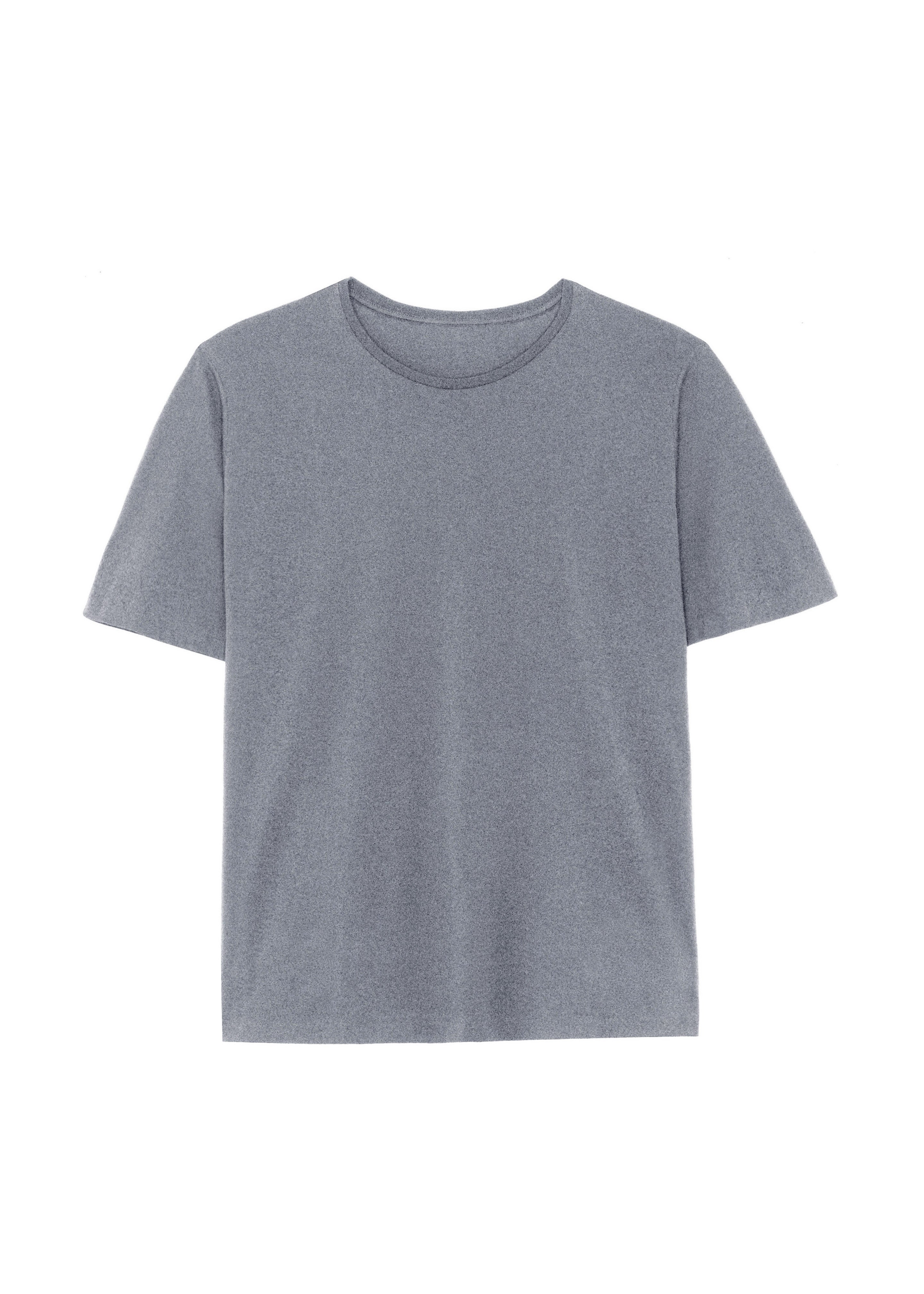 Harper Soft Organic T-Shirt - Dark Grey Melange - 7