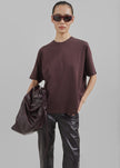 Harper Soft Organic T-Shirt - Dark Plum