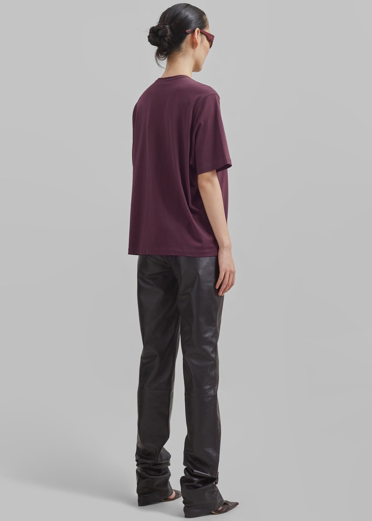 Harper Soft Organic T-Shirt - Dark Plum - 10