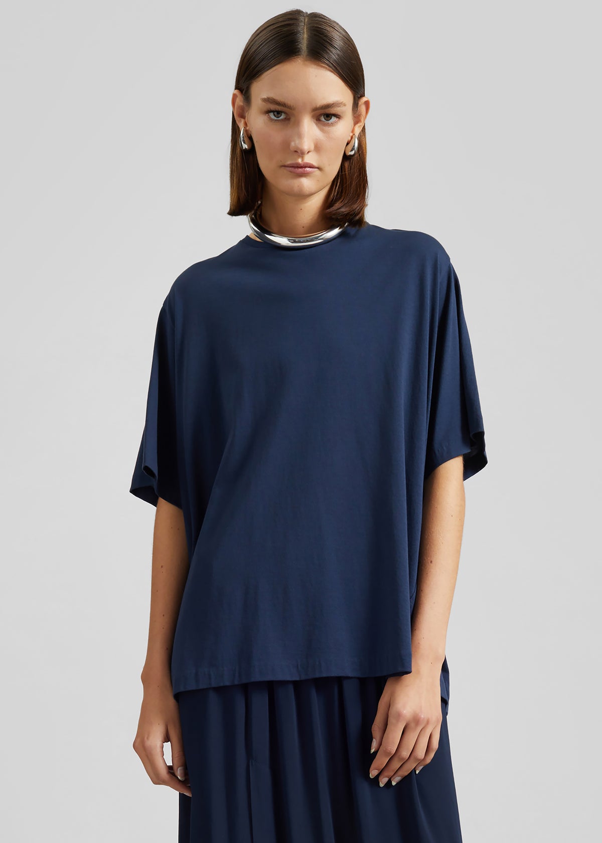 Harper Soft Organic T-Shirt - Navy - 5