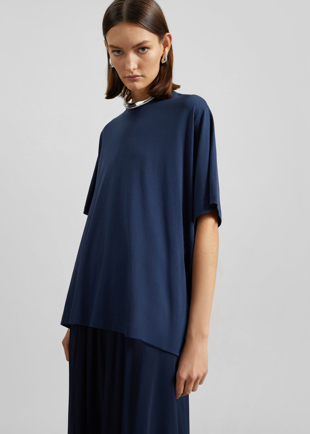 Harper Soft Organic T-Shirt - Navy