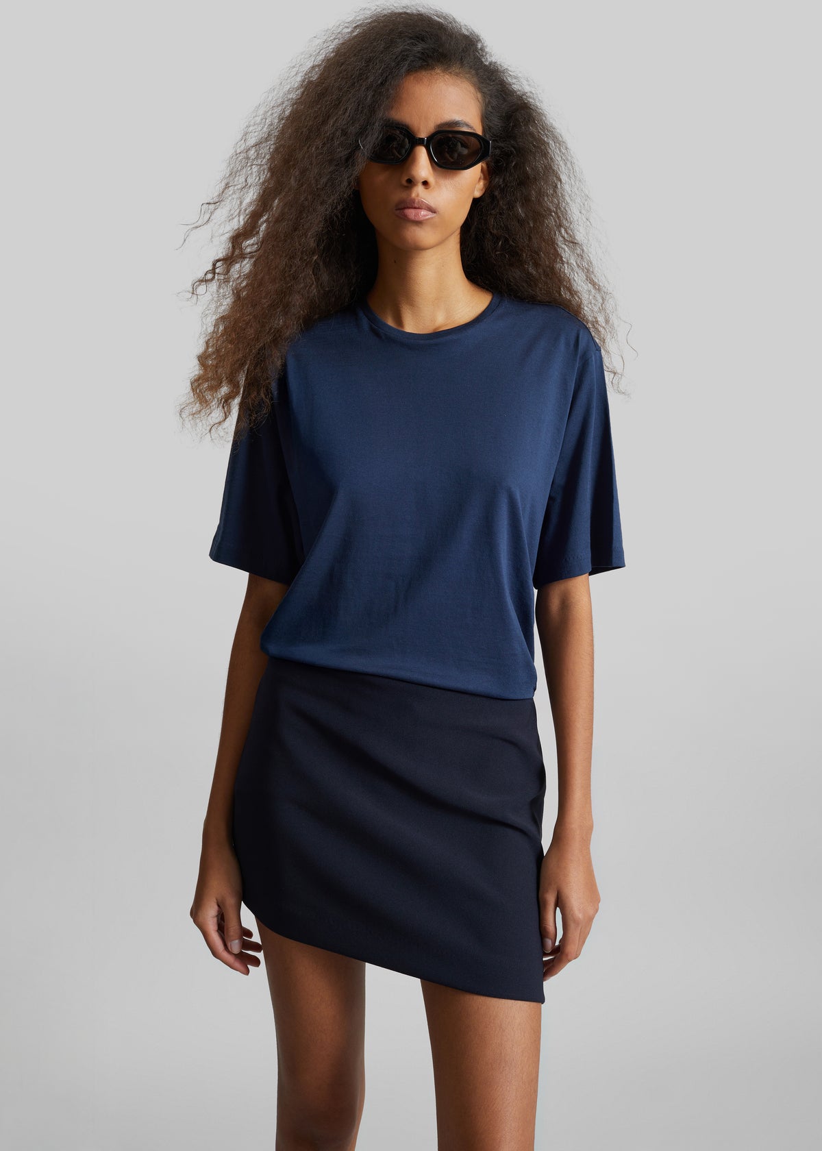 Harper Soft Organic T-Shirt - Navy - 3