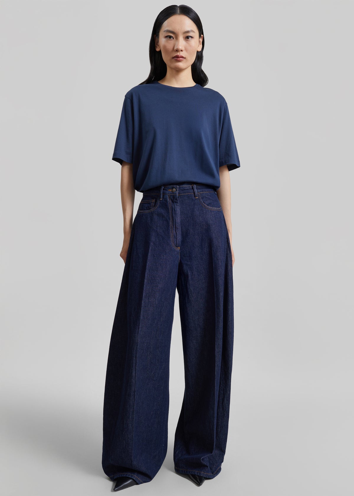 Harper Soft Organic T-Shirt - Navy - 4