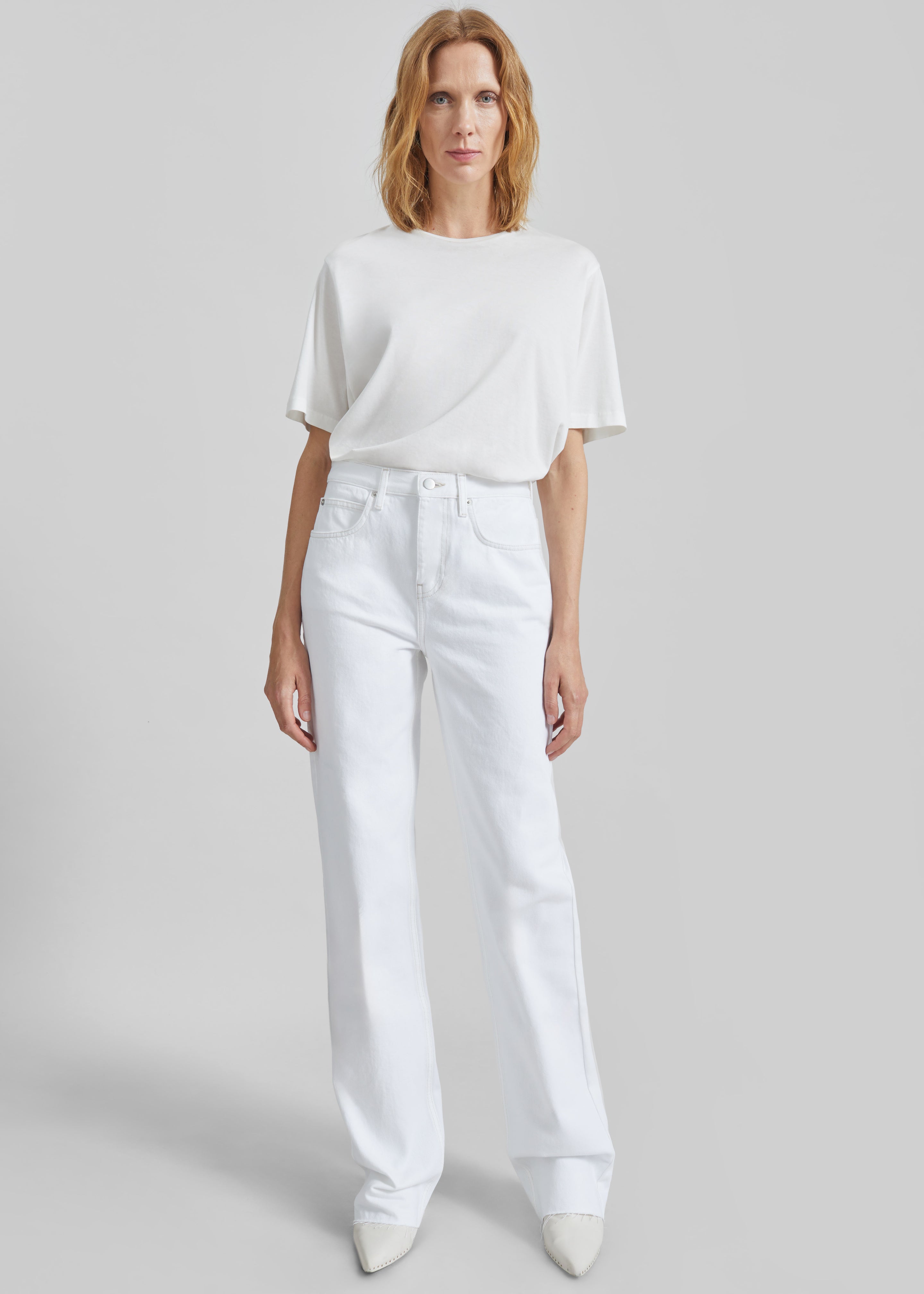 Harper Soft Organic T-Shirt - Off White – The Frankie Shop