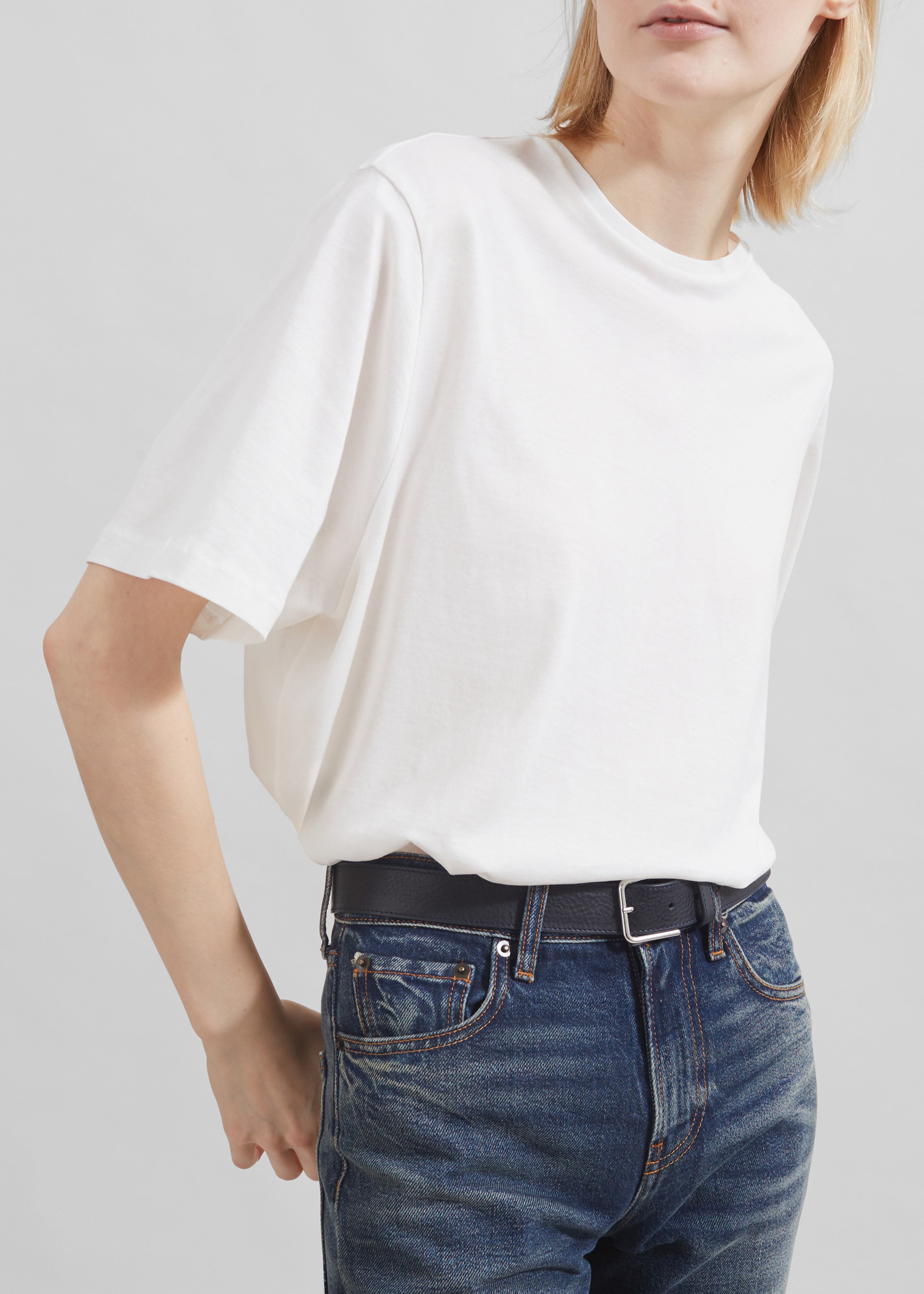 Harper Soft Organic T-Shirt - Off White – The Frankie Shop