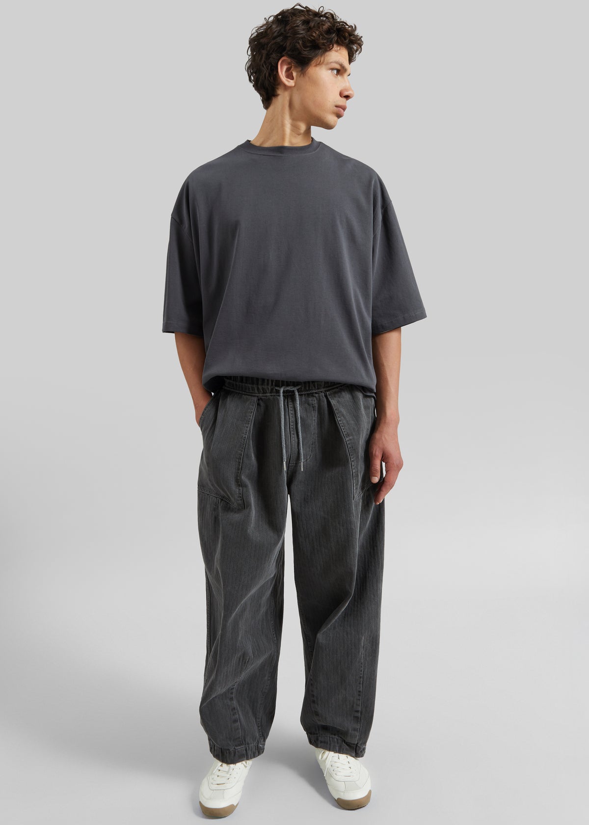 Harris Oversized T-Shirt - Slate Grey - 5