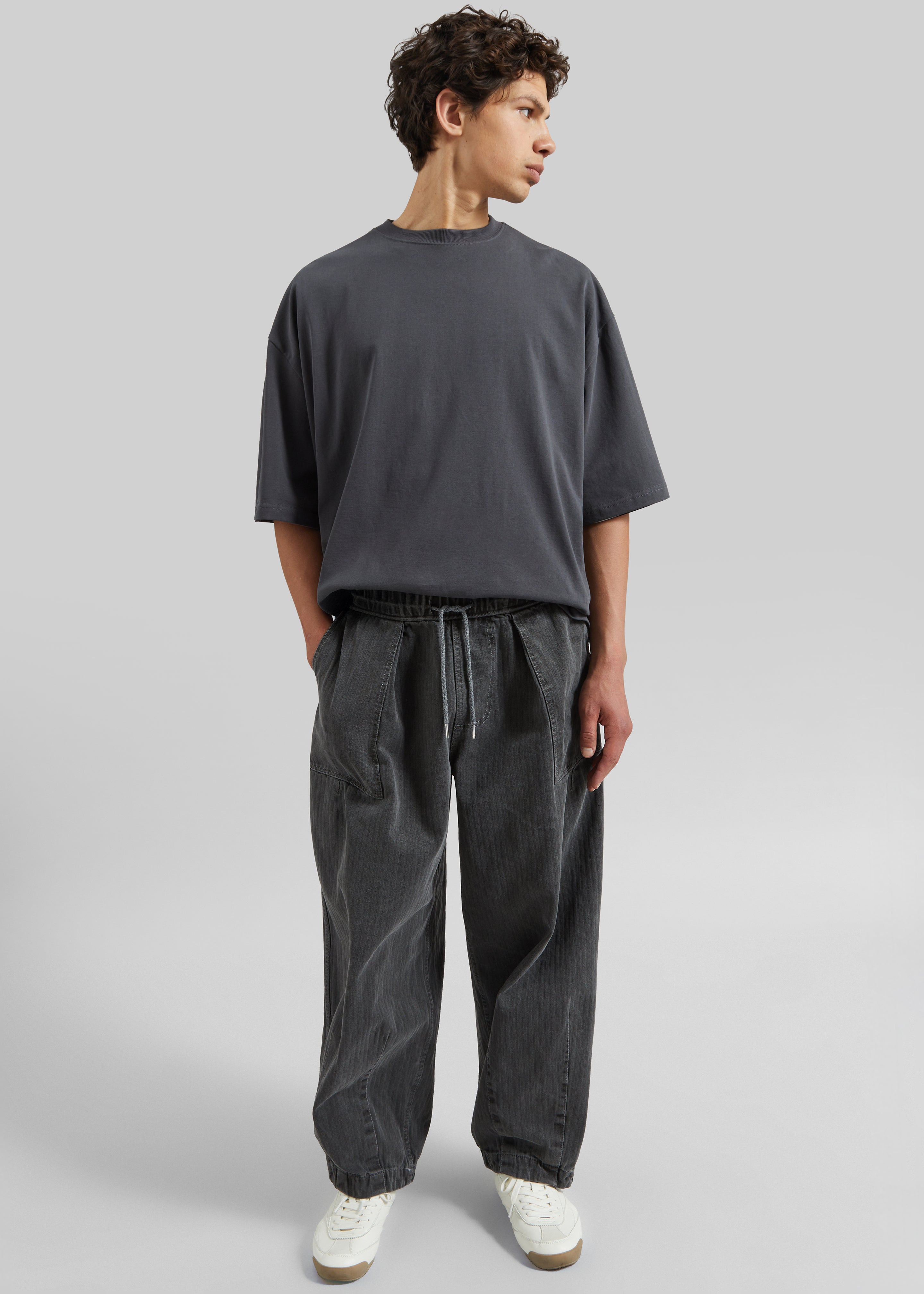 Harris Oversized T-Shirt - Slate Grey - 5