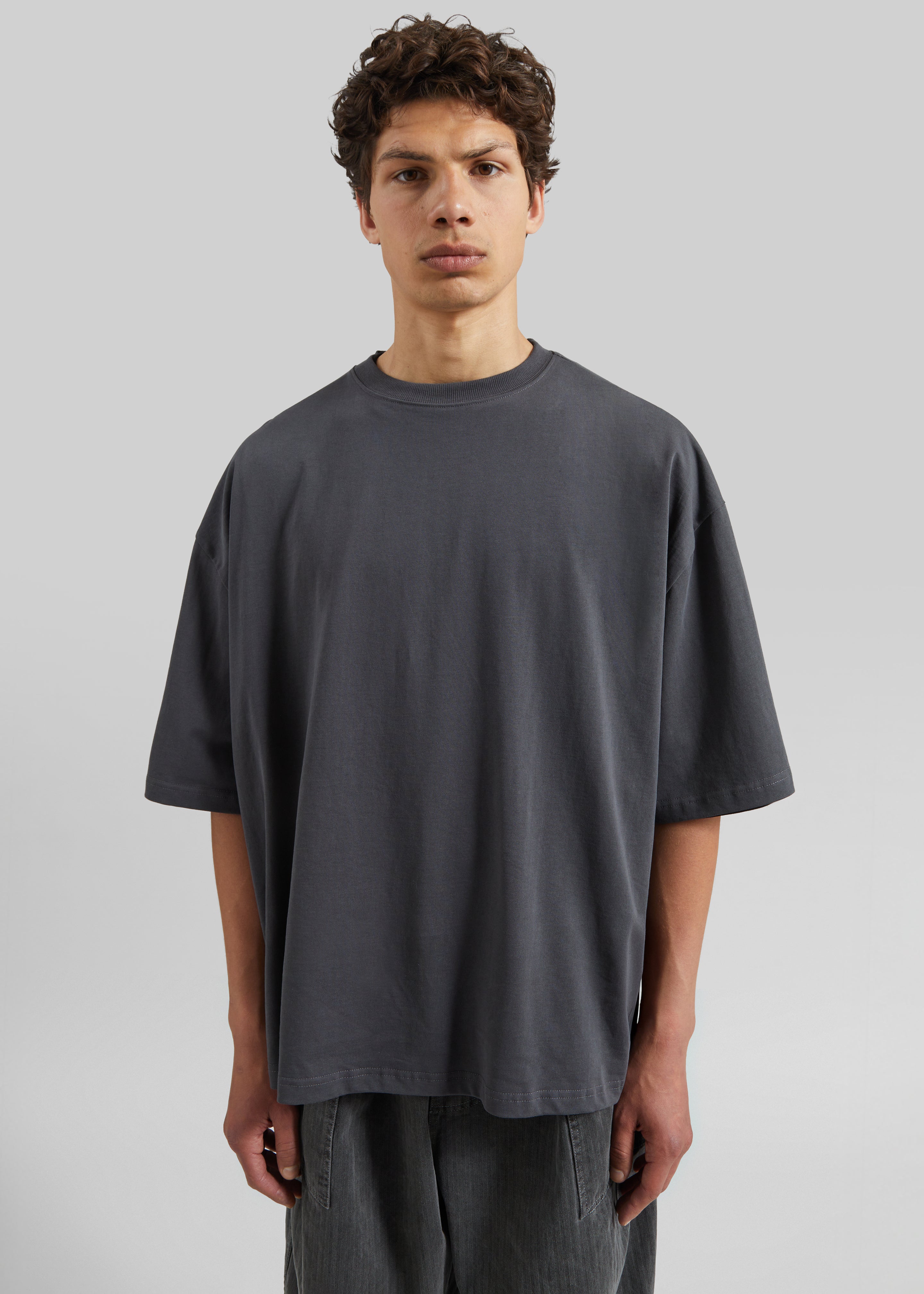 Harris Oversized T-Shirt - Slate Grey - 4