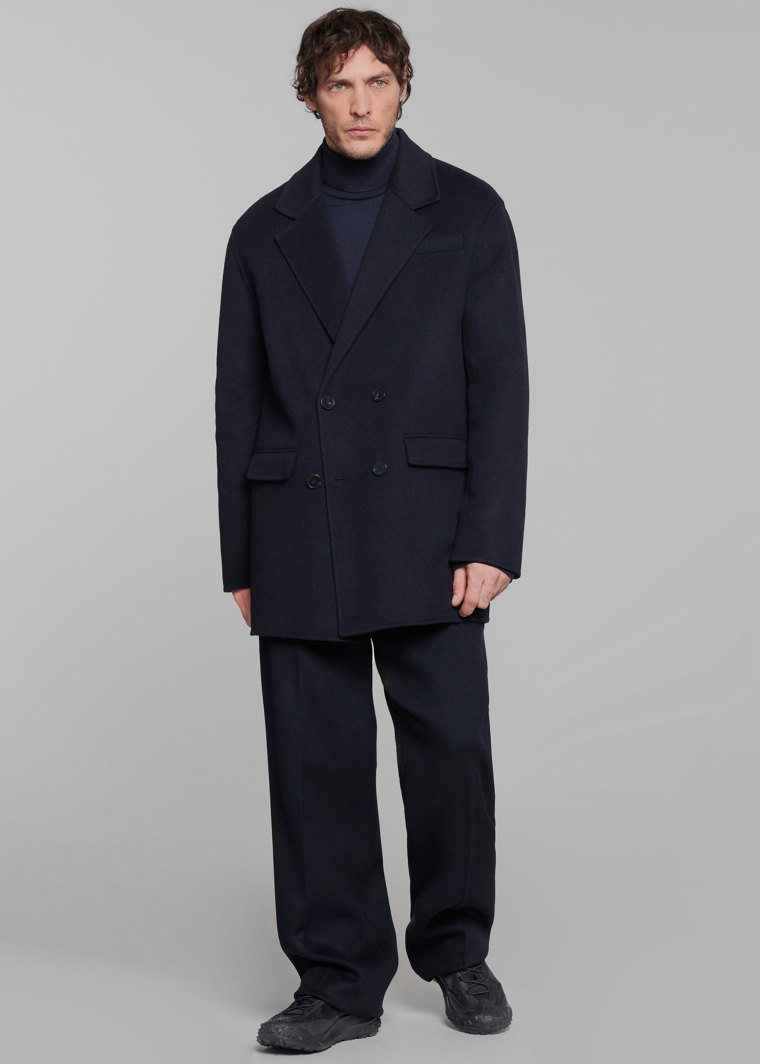 Harry Wool Blazer - Navy - 3