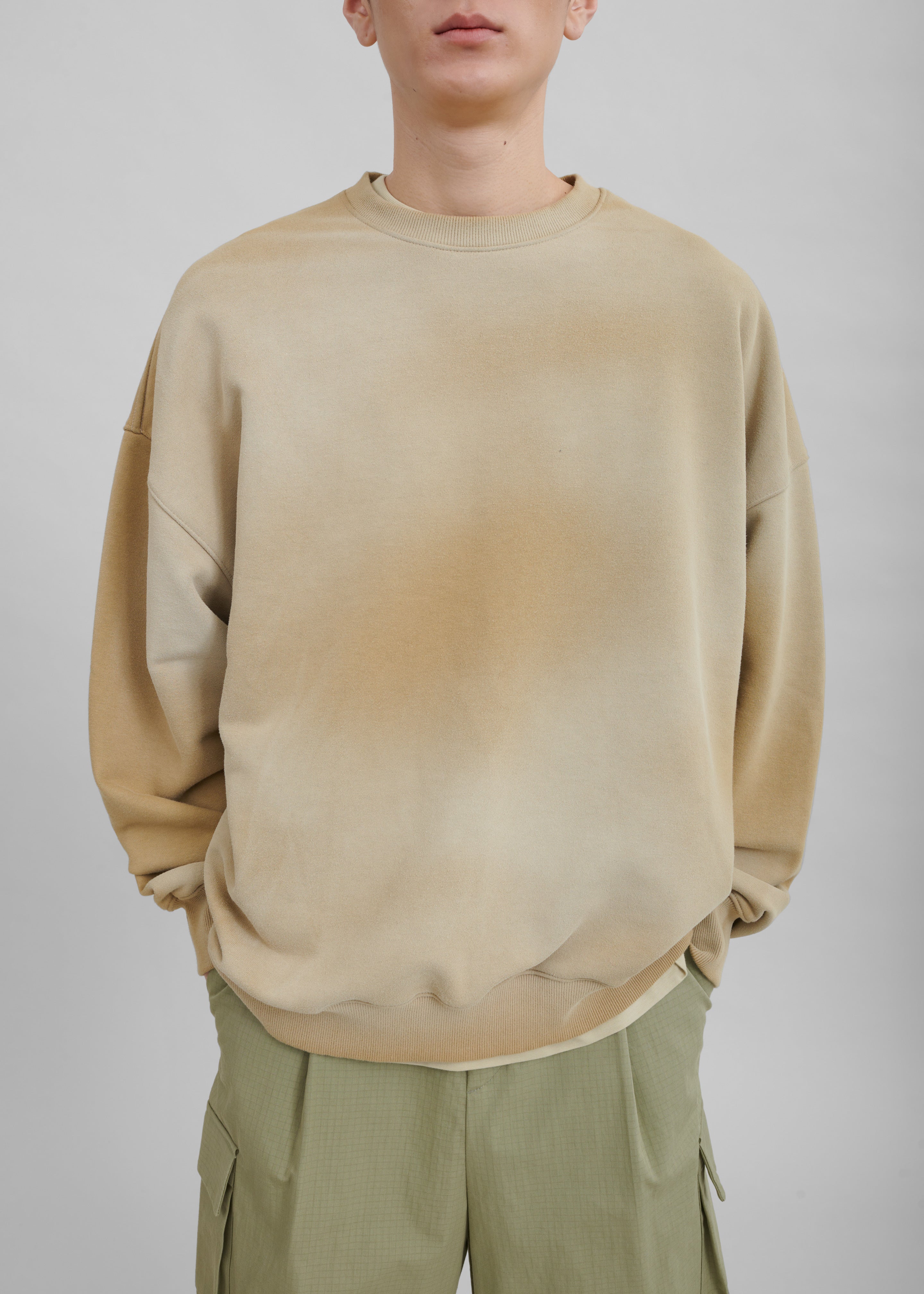 Hart Tie Dye Sweatshirt - Beige - 13 - [gender-male]