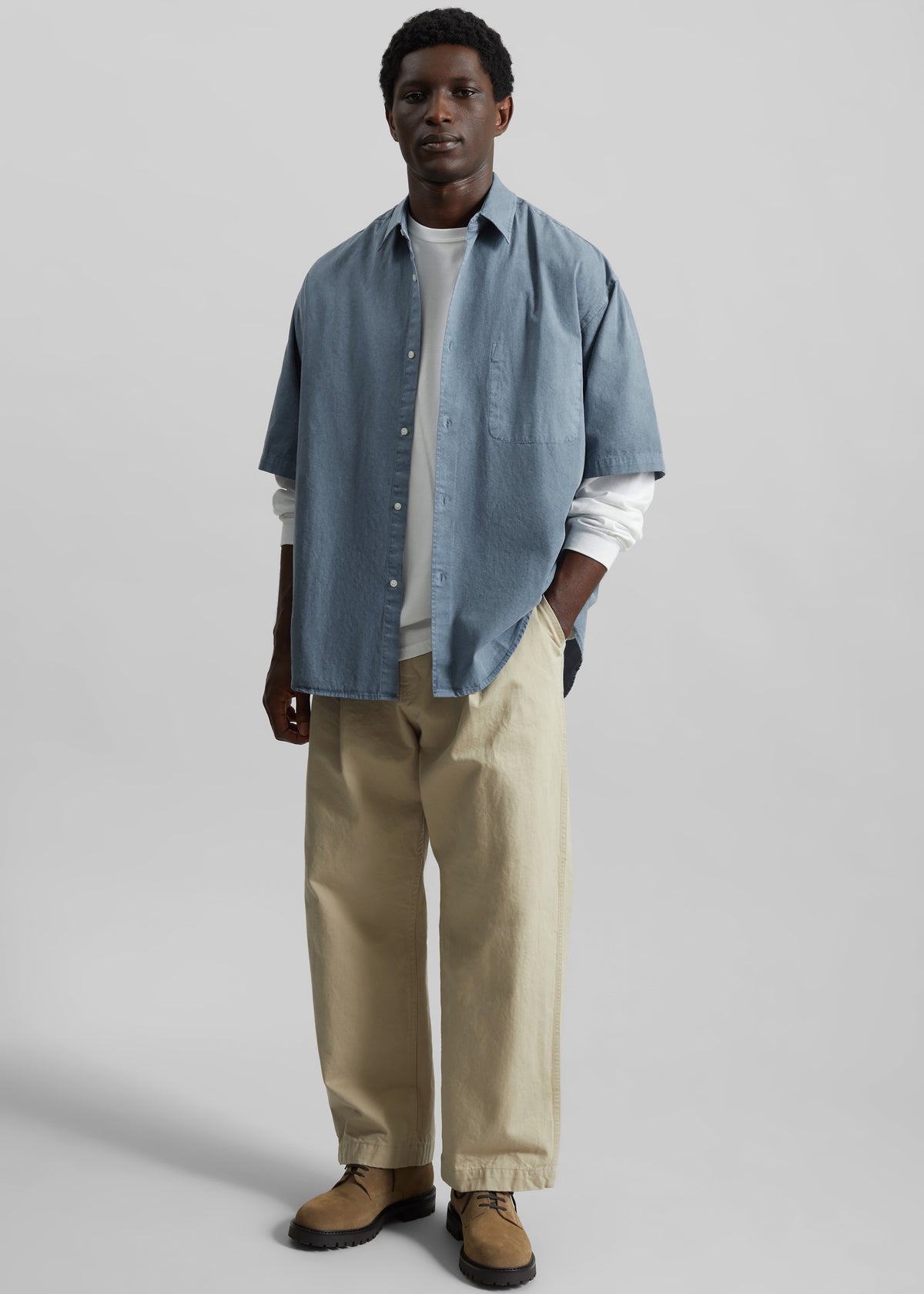 Havre Button Down Shirt - Blue - 2