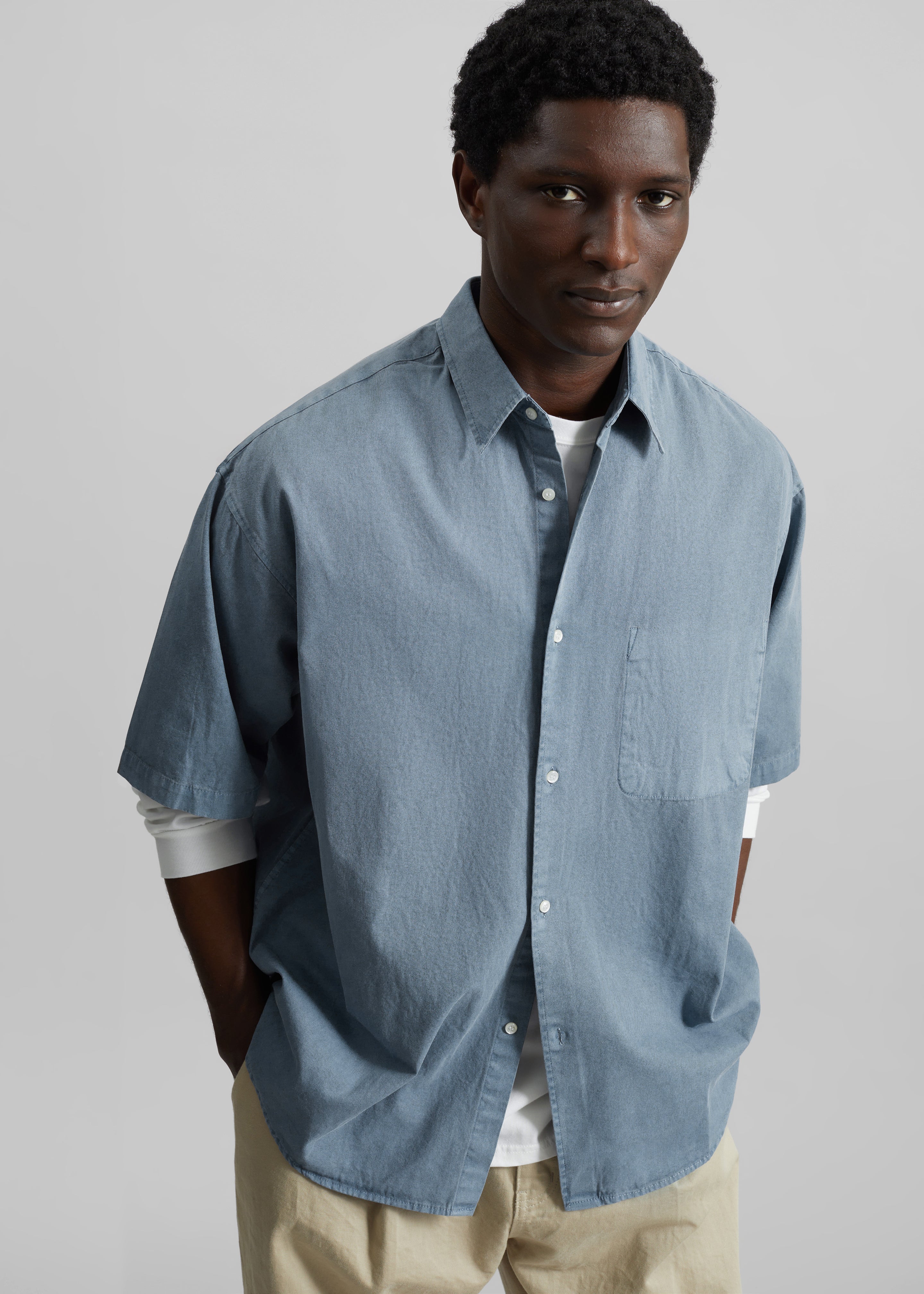トップス tieme button up T-shirt-GRAY Theory Rammy Flannel Button-Up Shirt | Nordstromrack