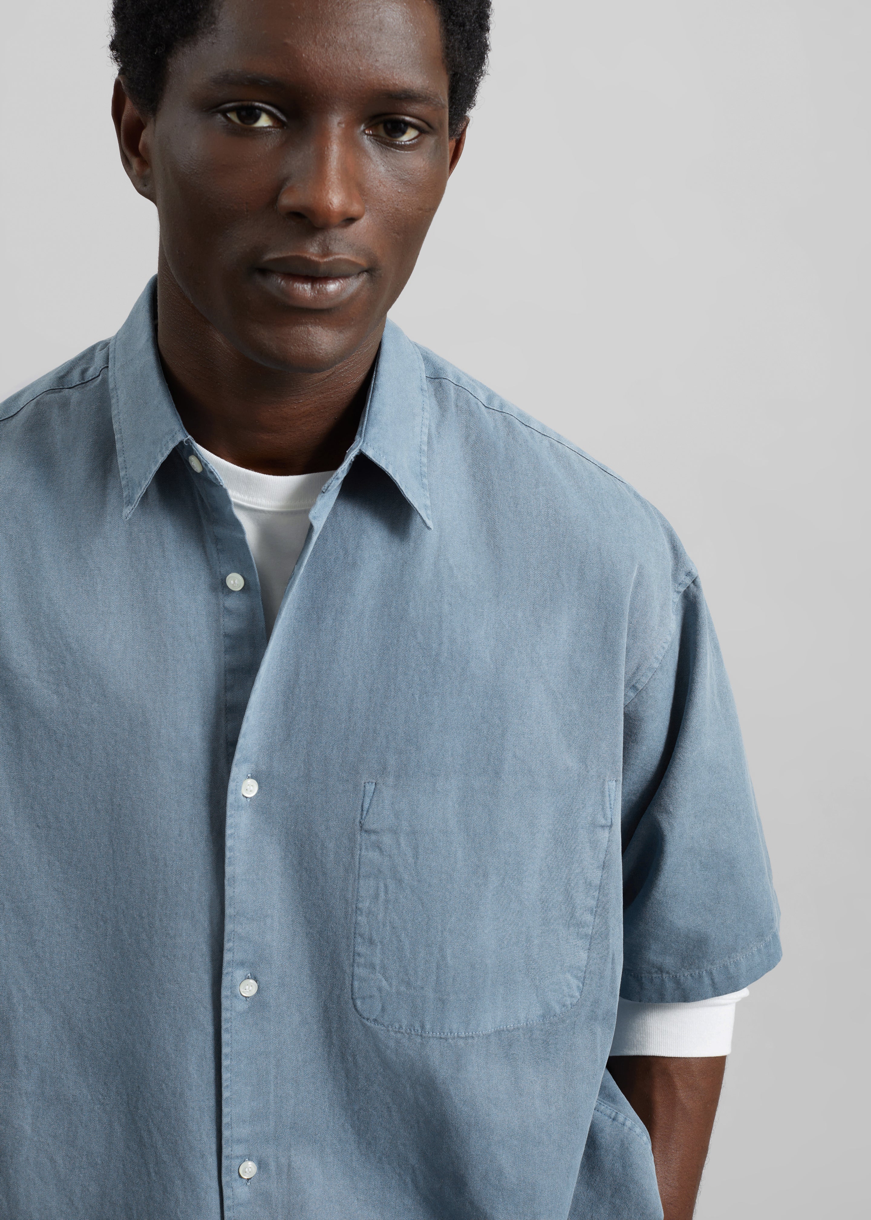 Havre Button Down Shirt - Blue - 3