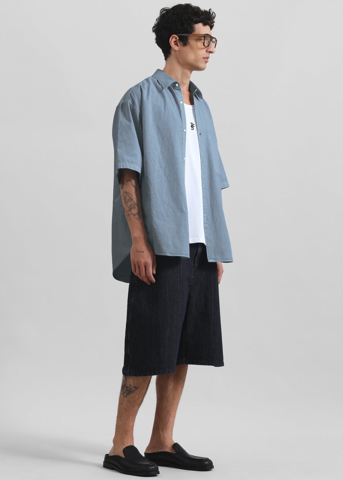 Havre Button Down Shirt - Blue - 4