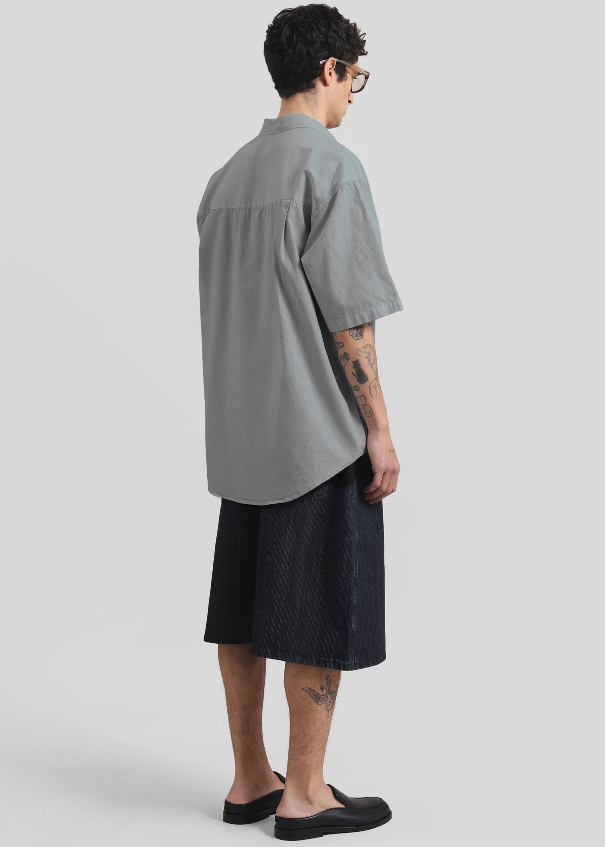 Havre Button Down Shirt - Light Grey - 5