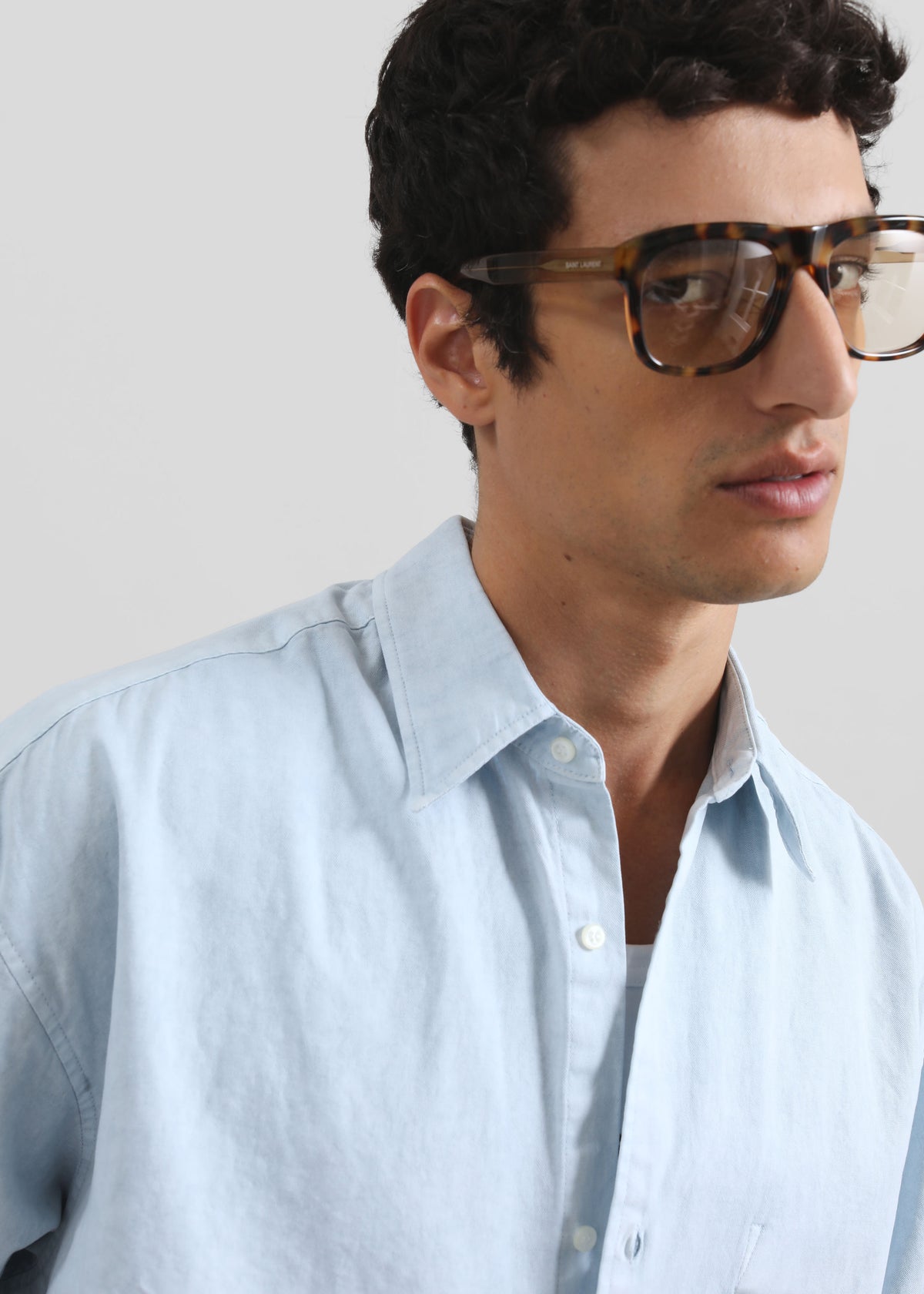 Havre Button Down Shirt - Pale Blue - 2